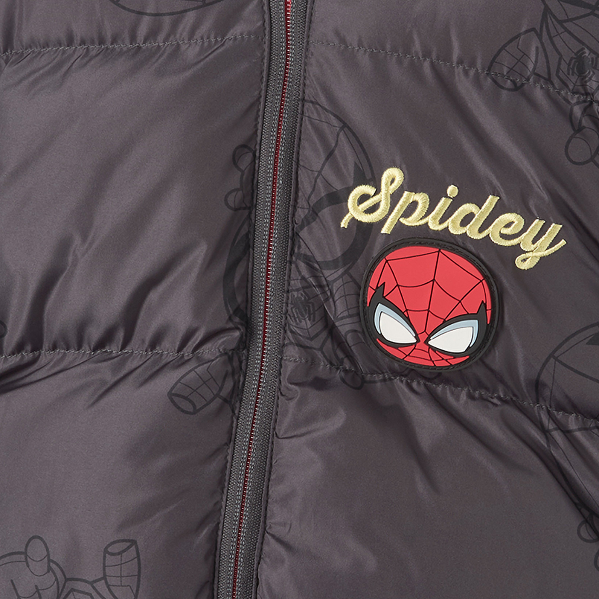 Spider-Man Puffer Jacket with Hood-boys-clothing-jacketsandcoats-image-4