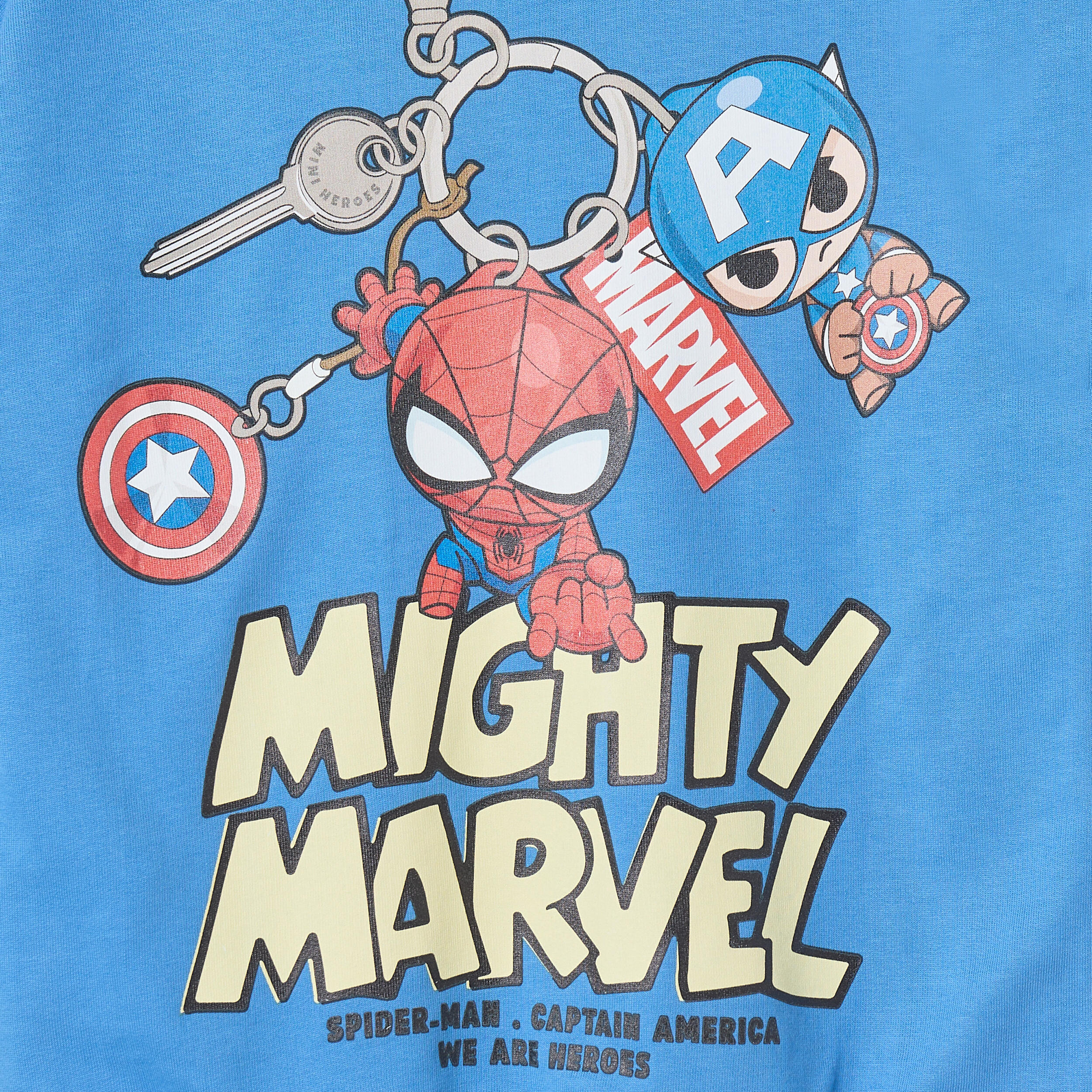Avengers Print Sweatshirt with Long Sleeves-baby-boys-clothing-winterwear-sweatshirts-image-4