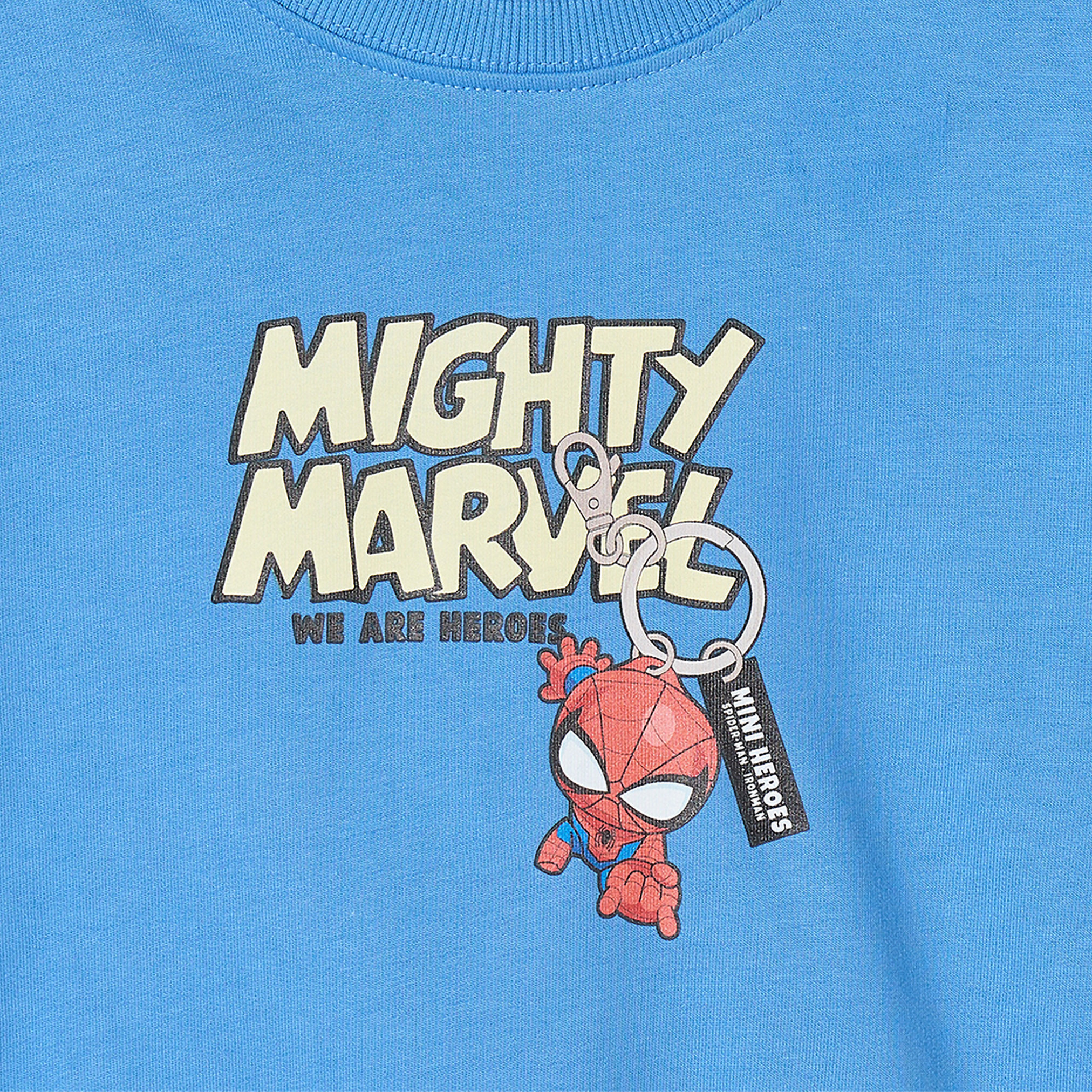 Avengers Print Sweatshirt with Long Sleeves-baby-boys-clothing-winterwear-sweatshirts-image-5