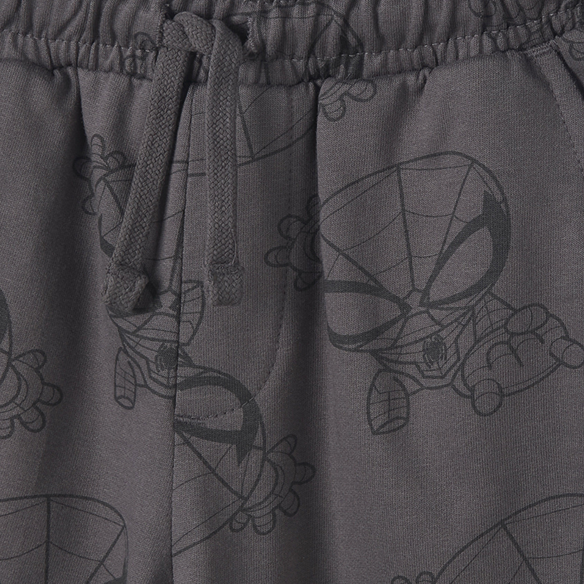 Crew Neck Short Sleeves T-shirt and Shorts Set with Spider-Man Print-boys-clothing-setsandcoords-image-8