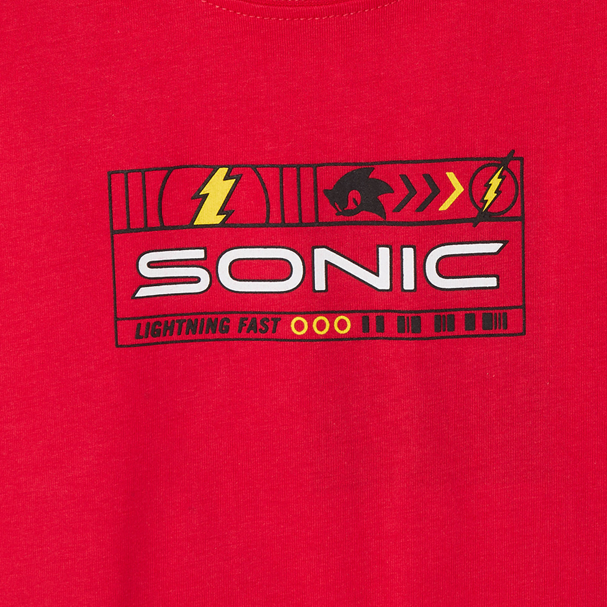 Warner Bros X Sega Crew Neck Short Sleeves T-shirt with Sonic the Hedgehog Print-boys-clothing-tshirtsandpolos-image-4