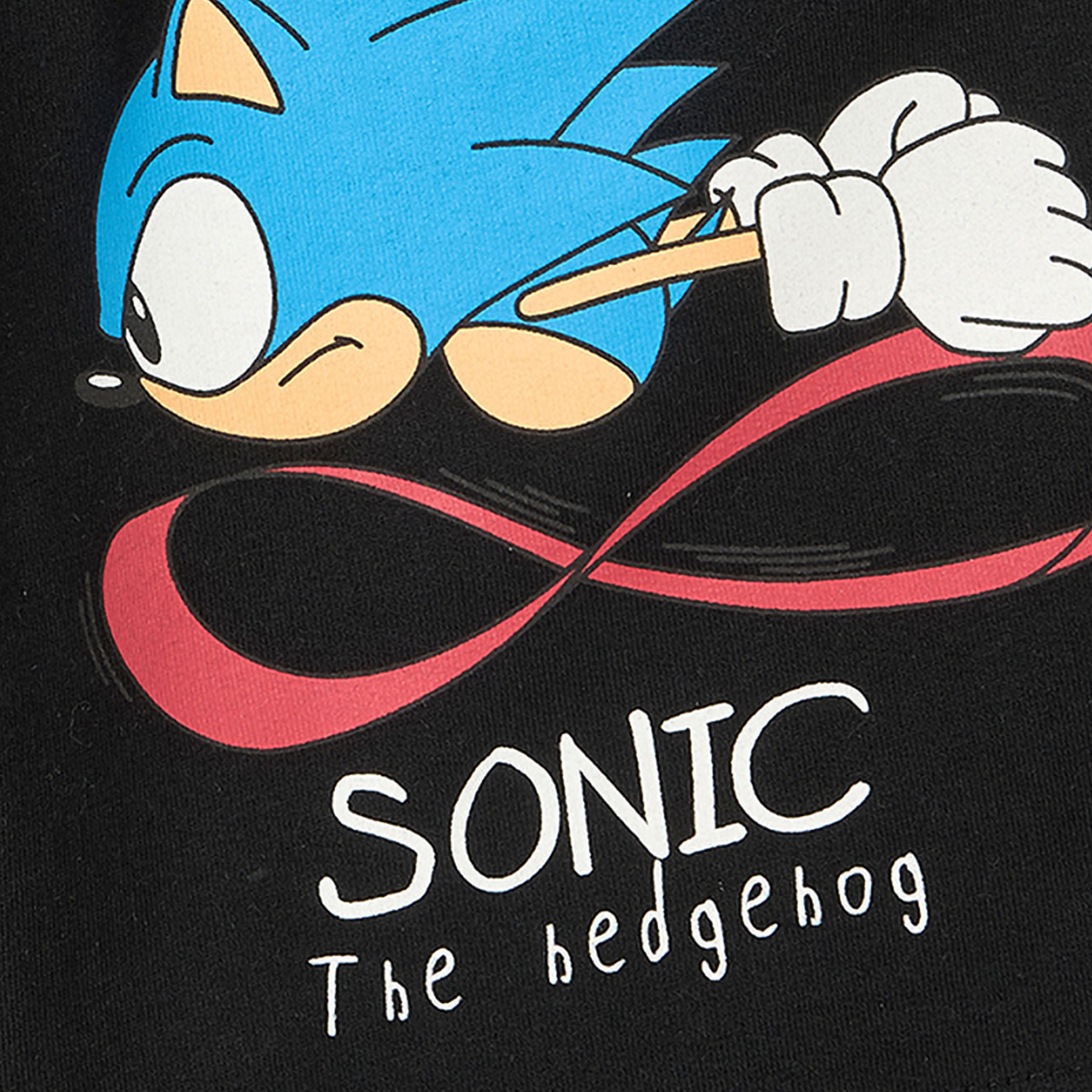 Knee Length Drawstring Waistband Shorts with Sonic the Hedgehog Print-baby-boys-clothing-bottoms-shorts-image-4