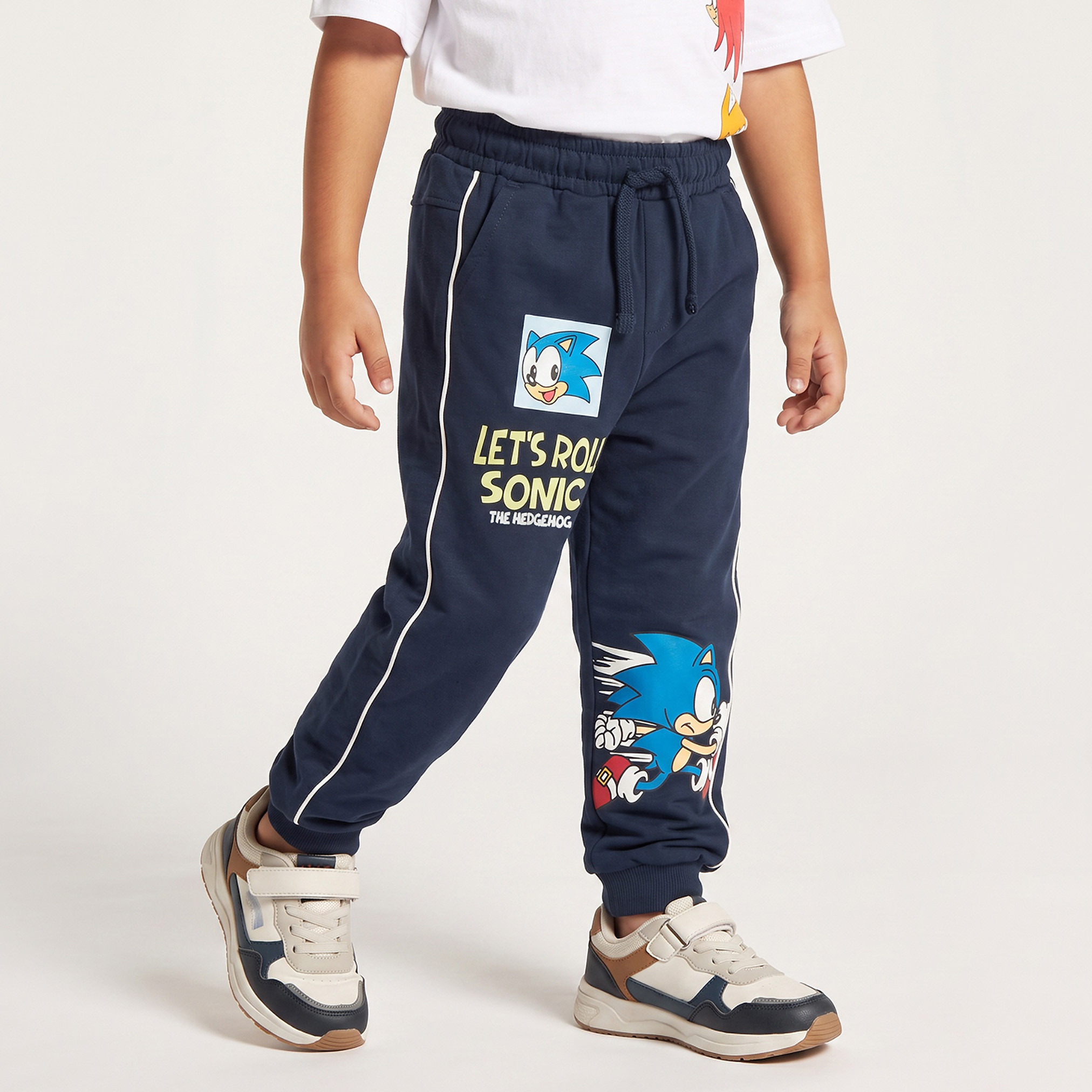 بنطلون رياضي بطبعات سونيك ورباط خصر مطاطي-boys-clothing-bottoms-joggersandtrackpants-image-1