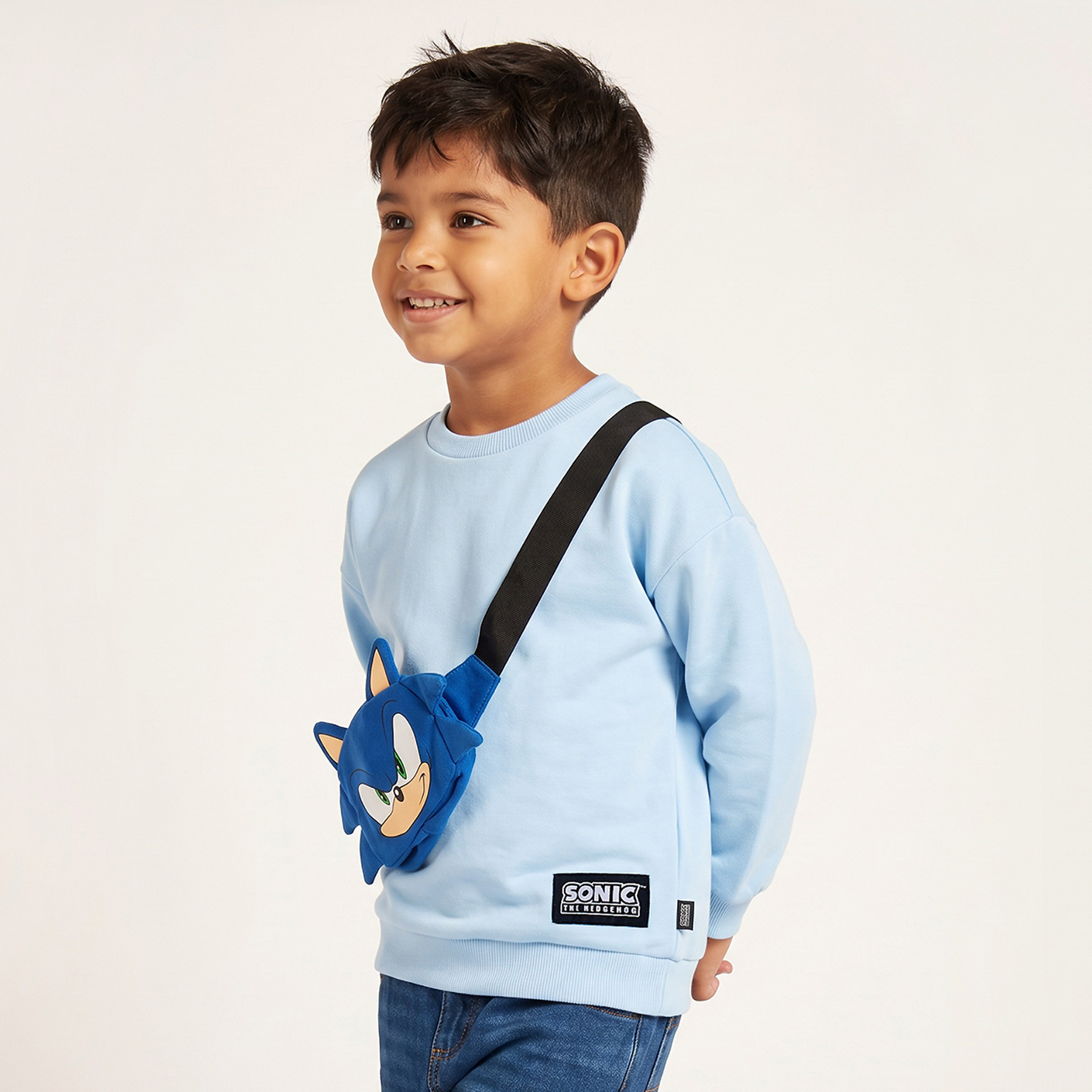 سويت شيرت قطن بزخارف شنطة كروس بودي-baby-boys-clothing-sweatshirts-image-1