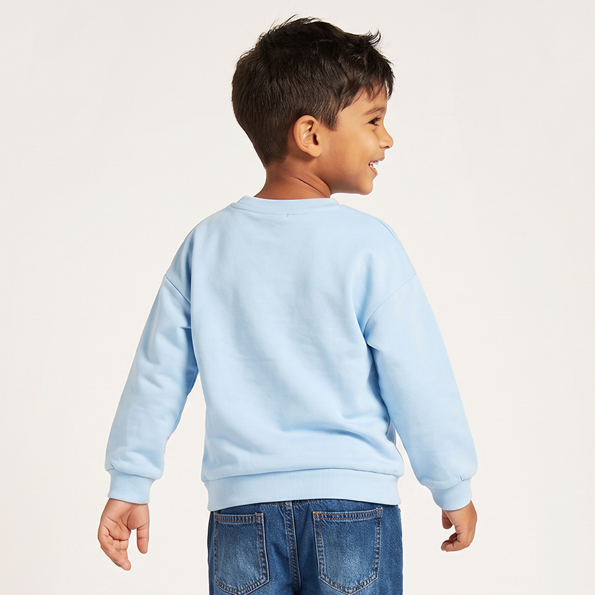 سويت شيرت قطن بزخارف شنطة كروس بودي-baby-boys-clothing-sweatshirts-image-2