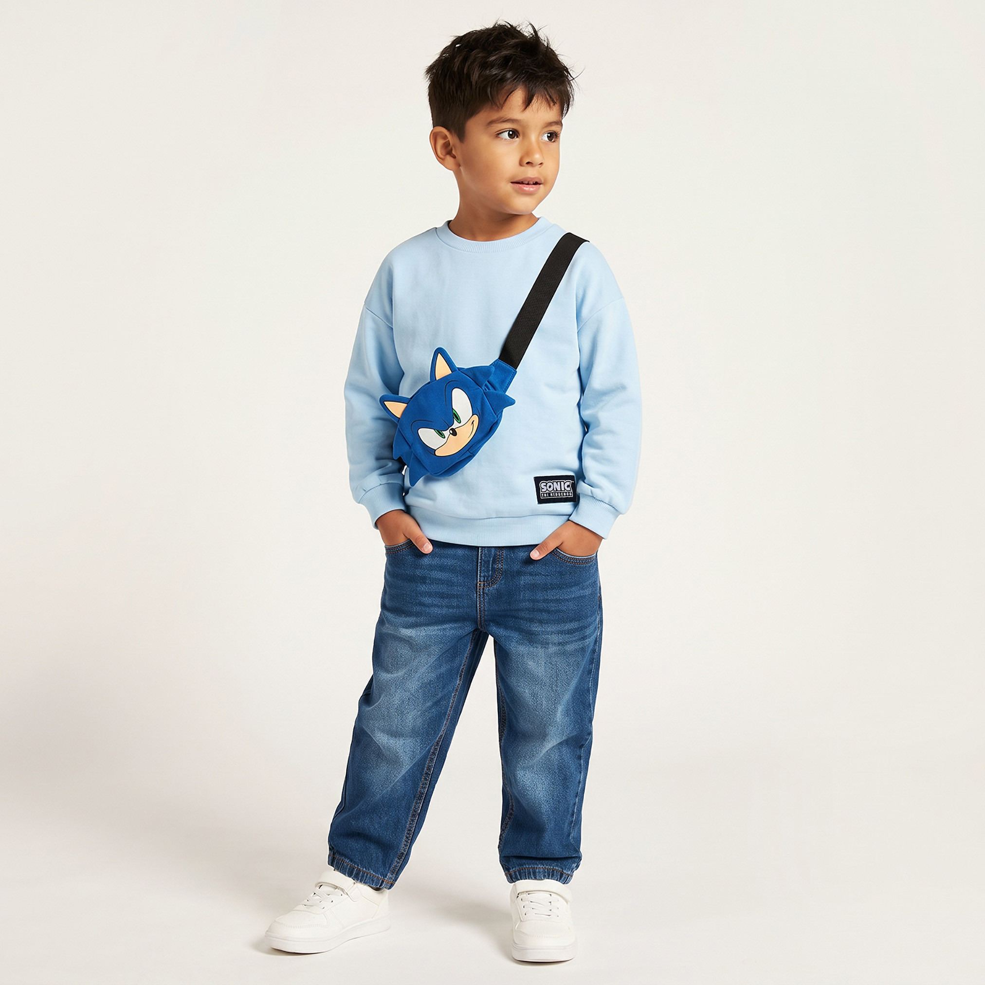 سويت شيرت قطن بزخارف شنطة كروس بودي-baby-boys-clothing-sweatshirts-image-3