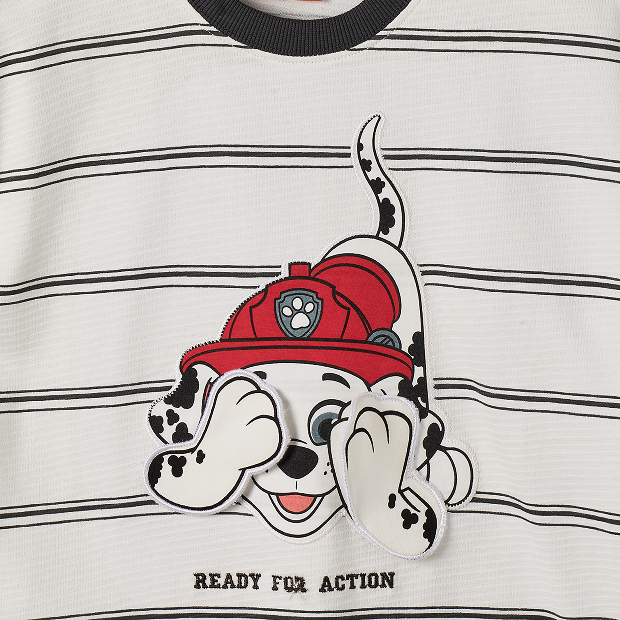 Crew Neck Short Sleeves T-shirt with Marshall Print-boys-clothing-tshirtsandpolos-image-4
