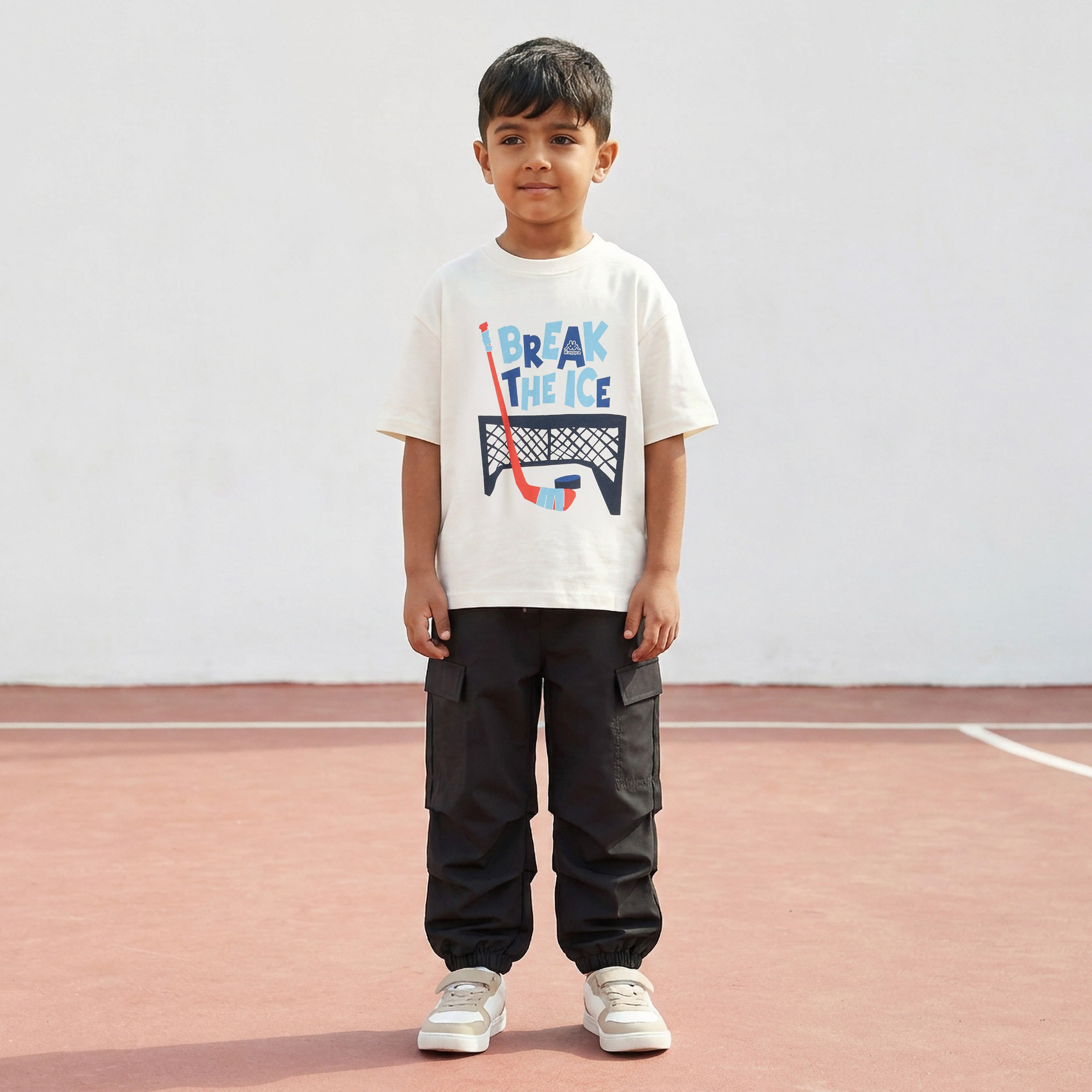 Kappa Crew Neck Short Sleeves T-shirt with Ice Hockey Print-boys-clothing-tshirtsandpolos-image-5