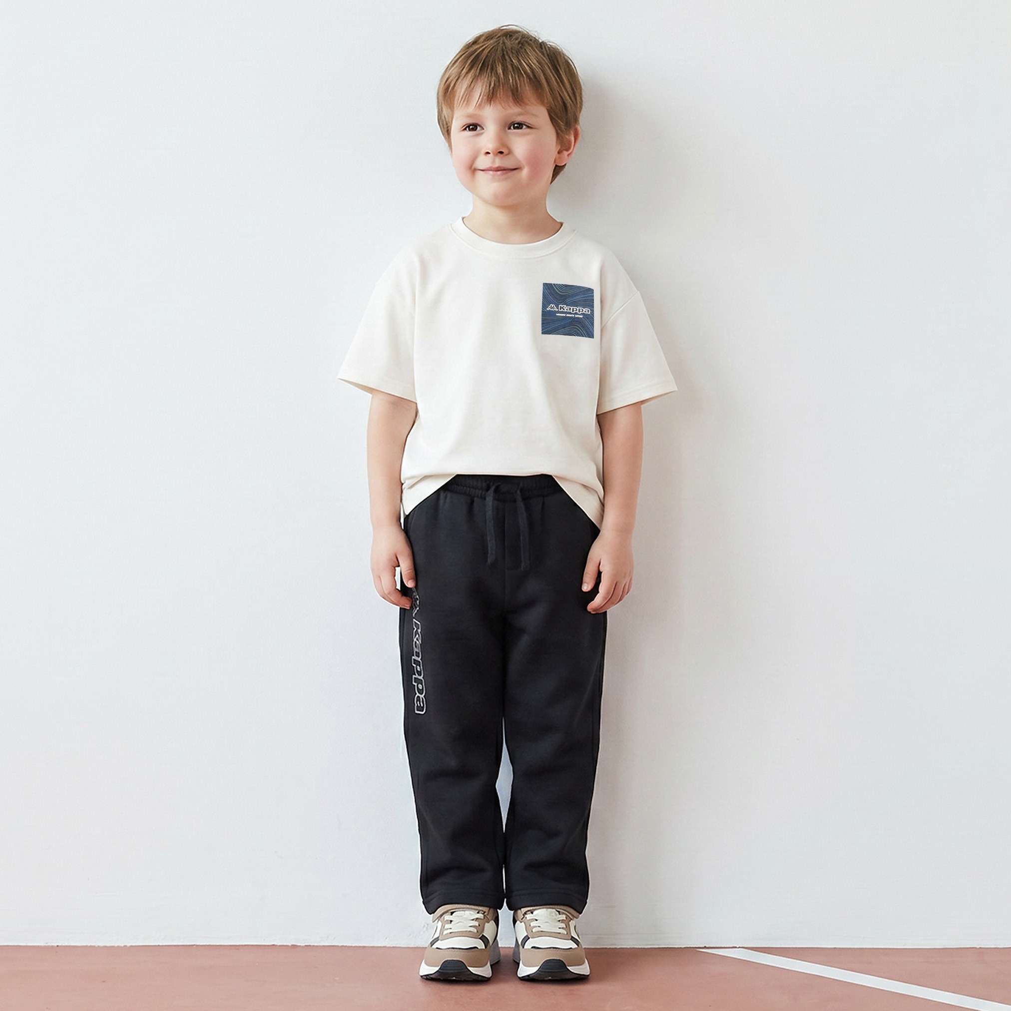 Kappa Crew Neck Short Sleeves T-shirt with Logo Print-boys-clothing-tshirtsandpolos-image-2