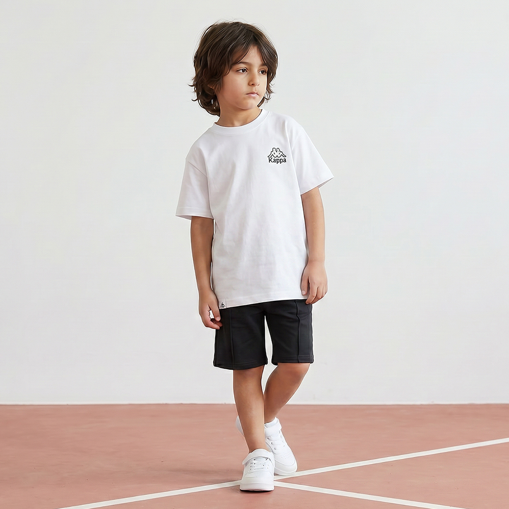Kappa Crew Neck Short Sleeves T-shirt with Logo Print-boys-clothing-tshirtsandpolos-image-2