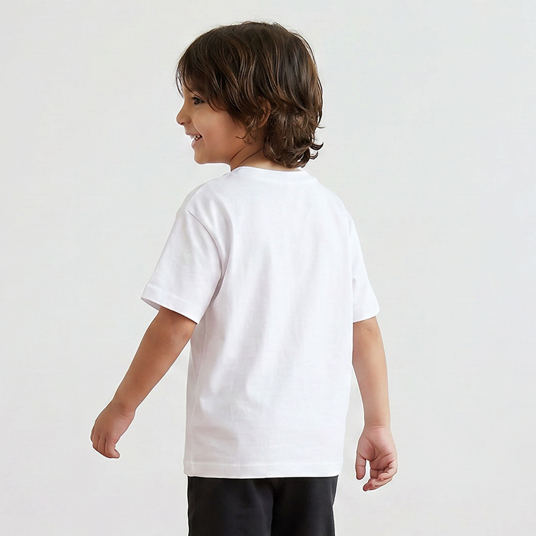 Kappa Crew Neck Short Sleeves T-shirt with Logo Print-boys-clothing-tshirtsandpolos-image-3