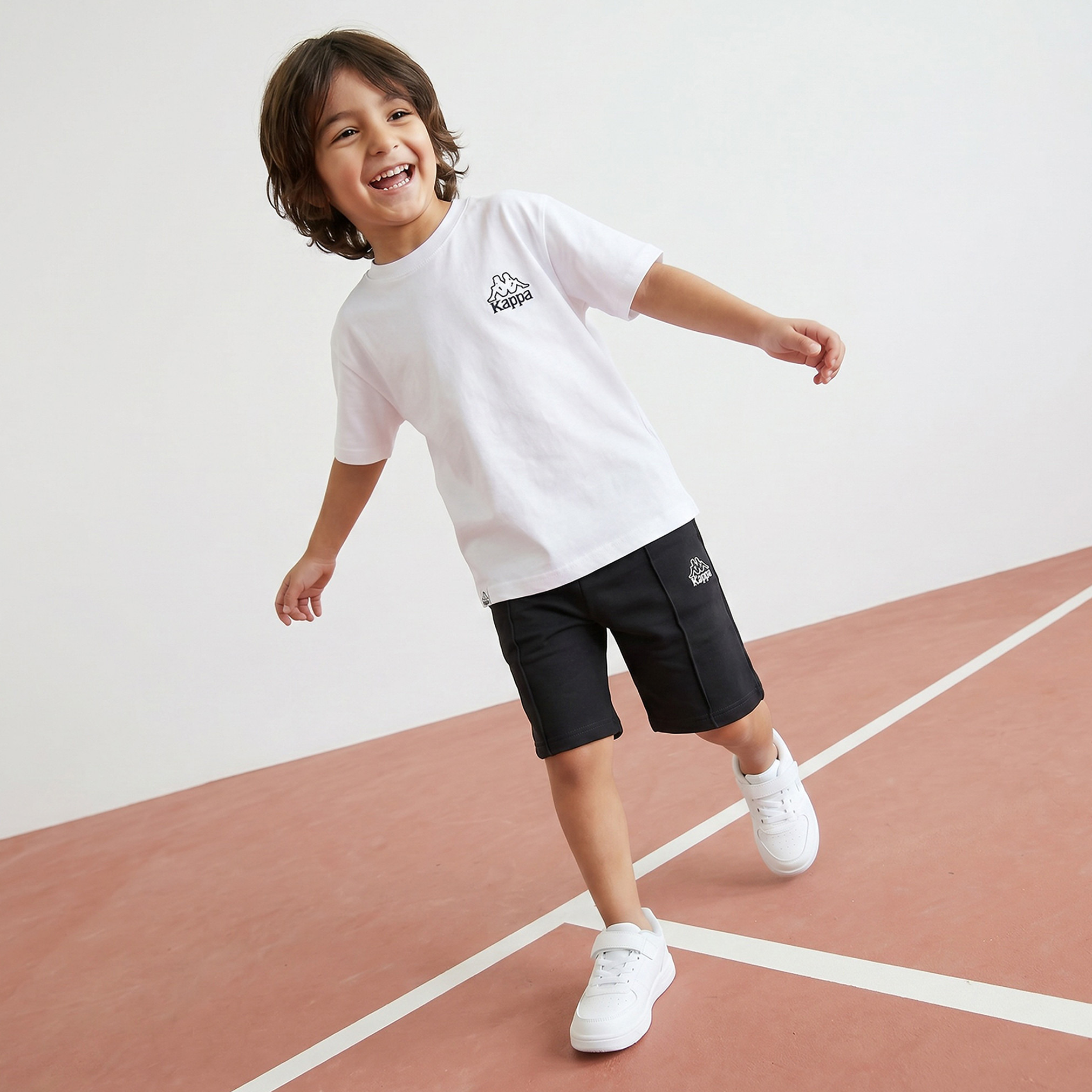 Kappa Crew Neck Short Sleeves T-shirt with Logo Print-boys-clothing-tshirtsandpolos-image-5