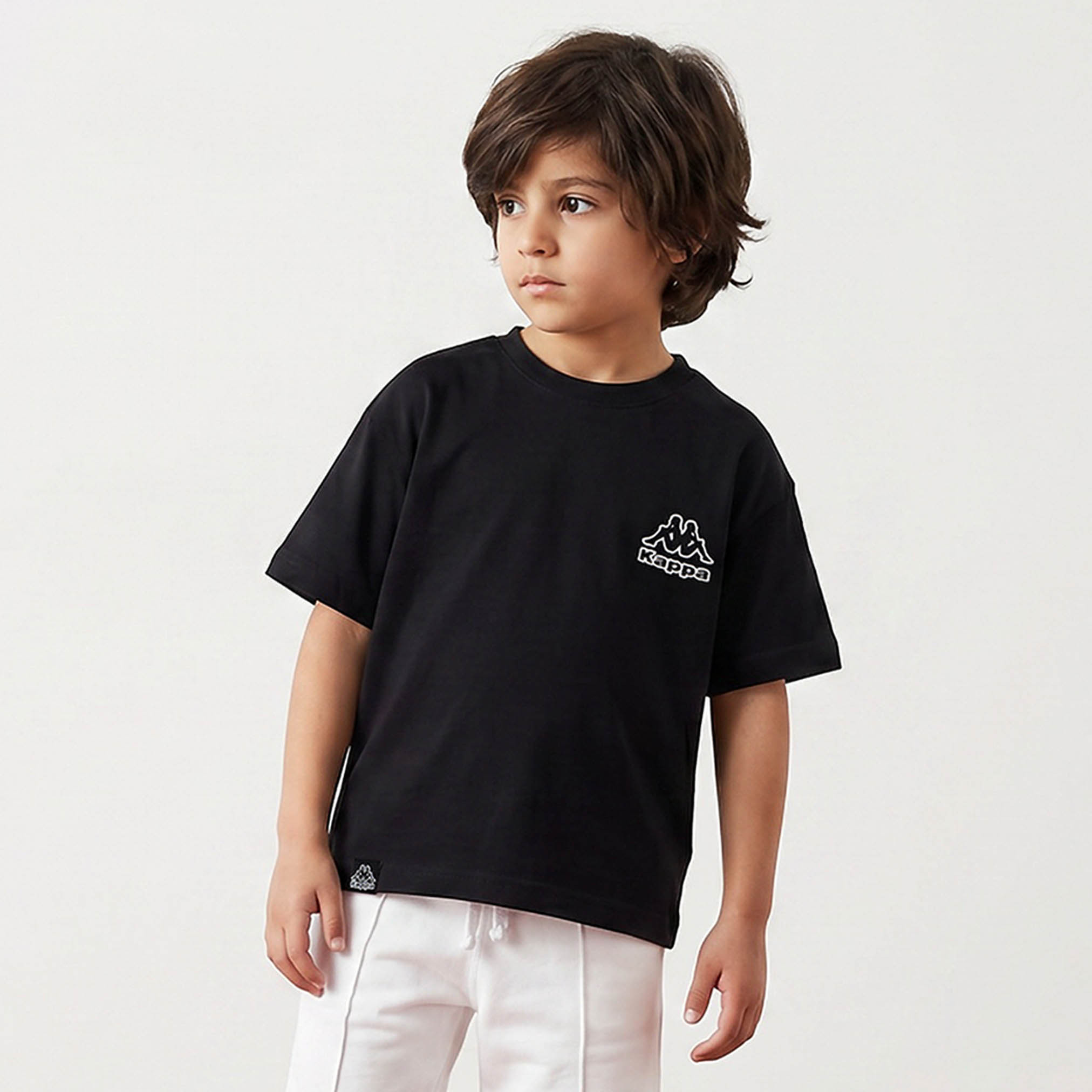 Kappa Crew Neck Short Sleeves T-shirt with Logo Print-boys-clothing-tshirtsandpolos-image-1