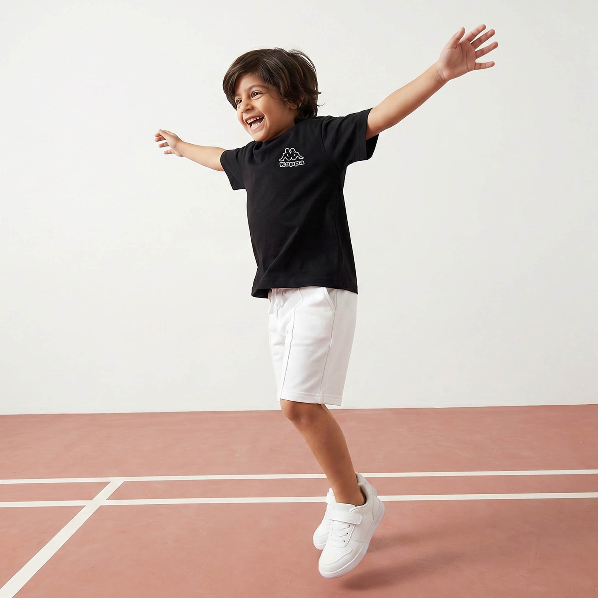Kappa Crew Neck Short Sleeves T-shirt with Logo Print-boys-clothing-tshirtsandpolos-image-2