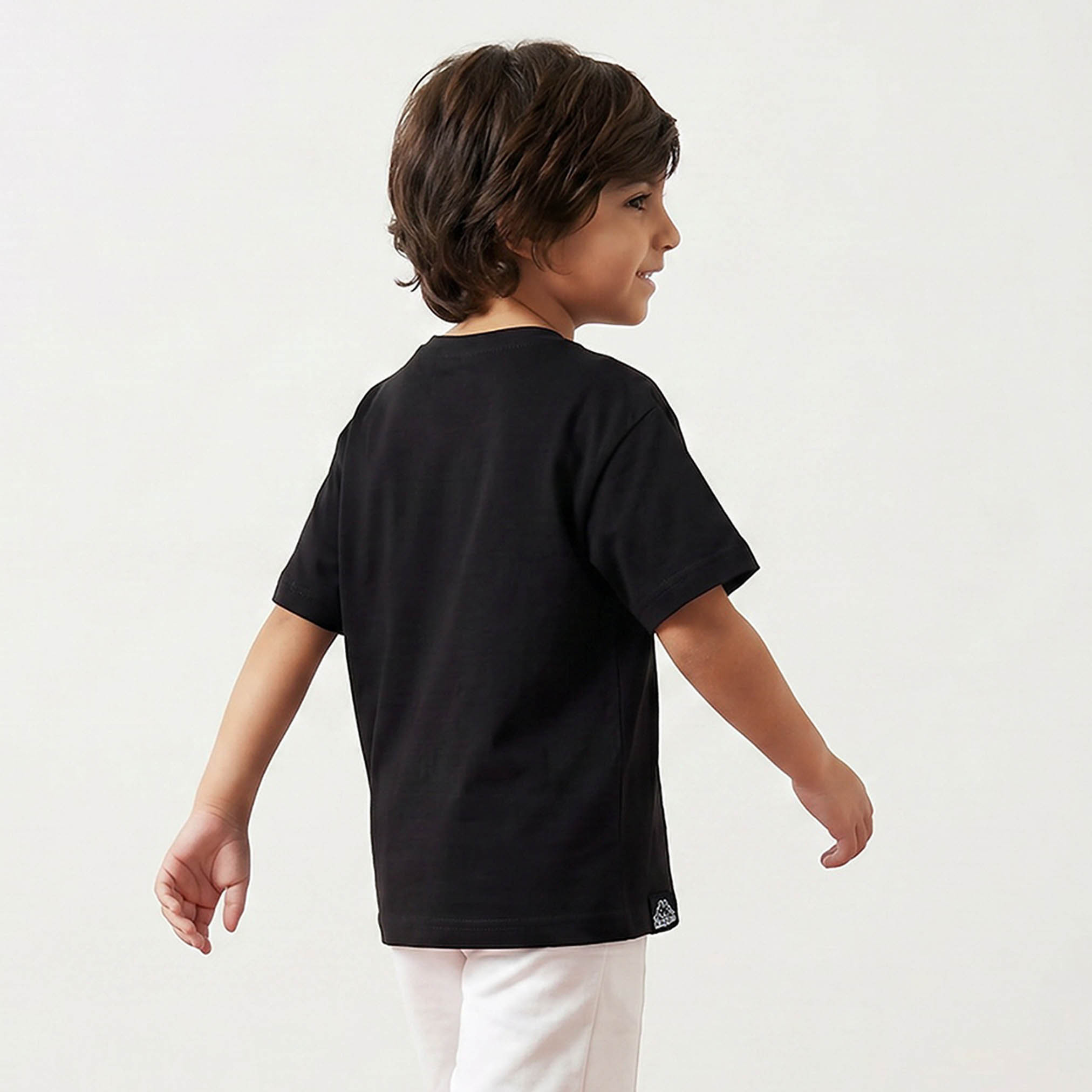 Kappa Crew Neck Short Sleeves T-shirt with Logo Print-boys-clothing-tshirtsandpolos-image-3