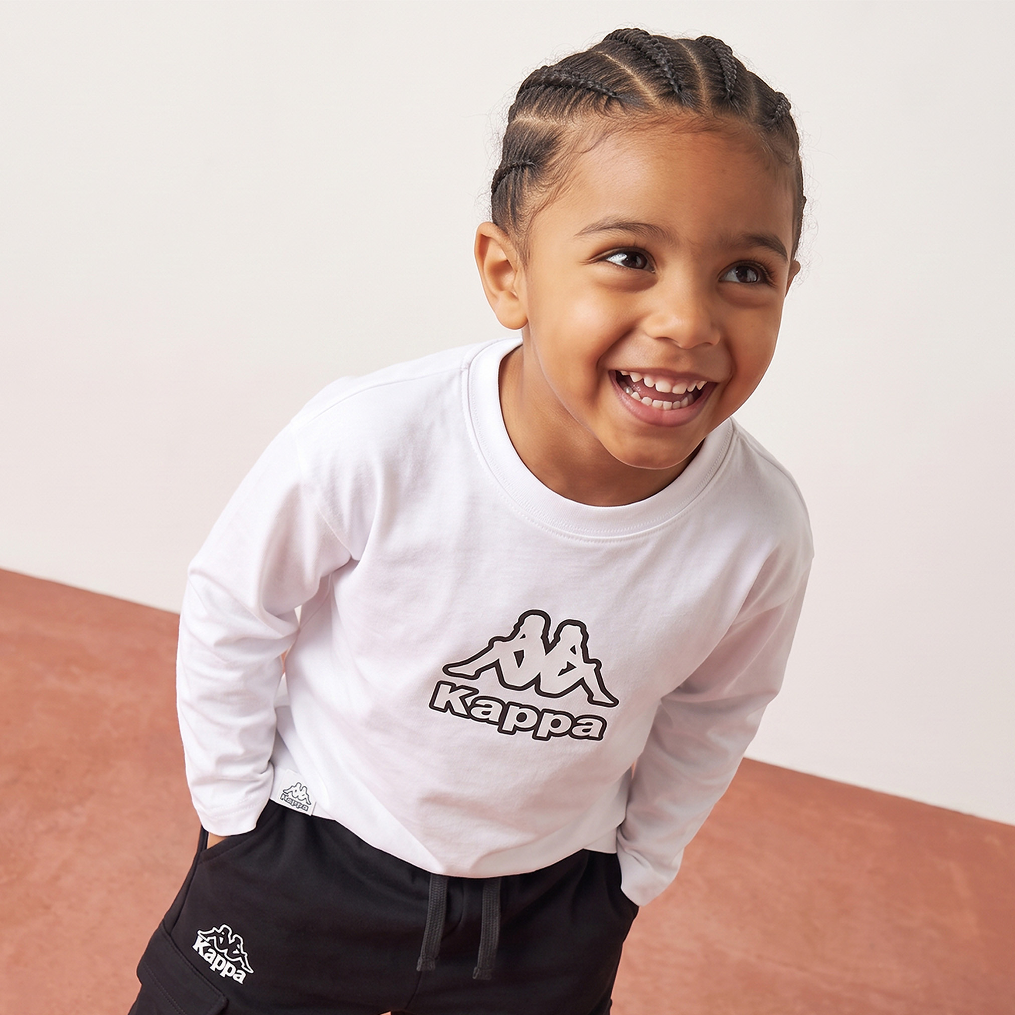 Kappa Crew Neck Long Sleeves T-shirt with Logo Print-boys-clothing-tshirtsandpolos-image-1