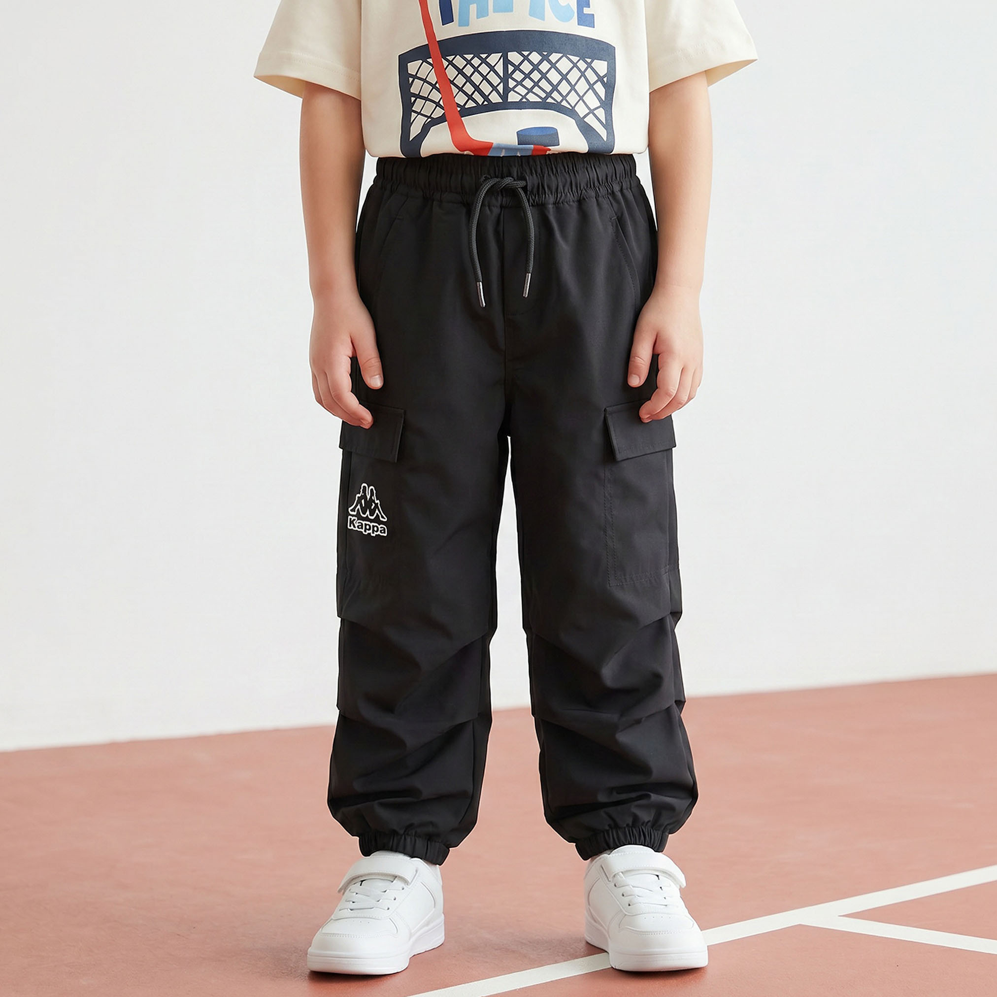 بنطلون جوغر بخصر رباط وجيوب من كابا-boys-clothing-bottoms-joggersandtrackpants-image-1