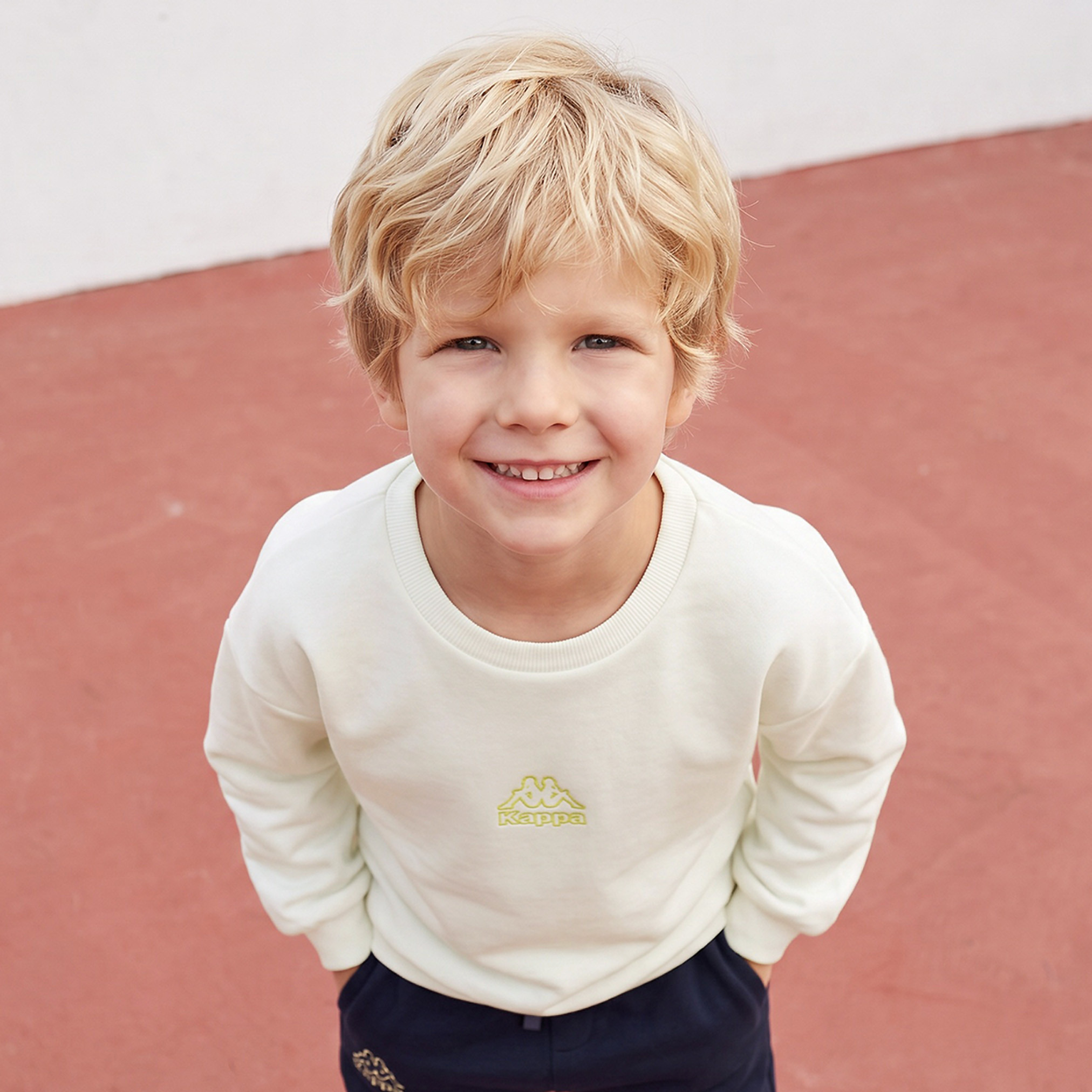 Kappa Mountain Print Sweatshirt with Long Sleeves-baby-boys-clothing-winterwear-sweatshirts-image-1
