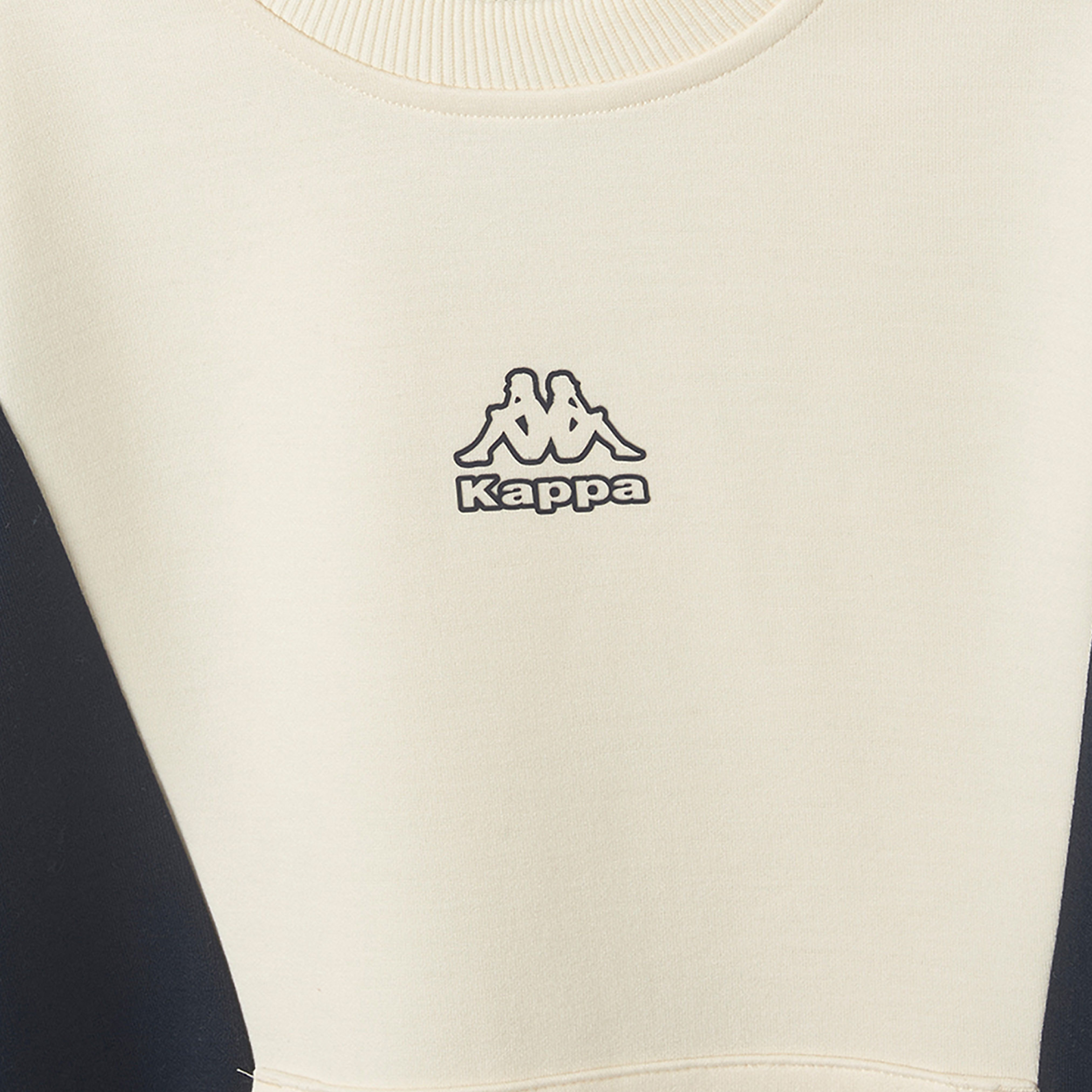 Kappa Crew Neck Long Sleeves Sweatshirt and Joggers Set with Colourblock Panel-boys-clothing-setsandcoords-image-5