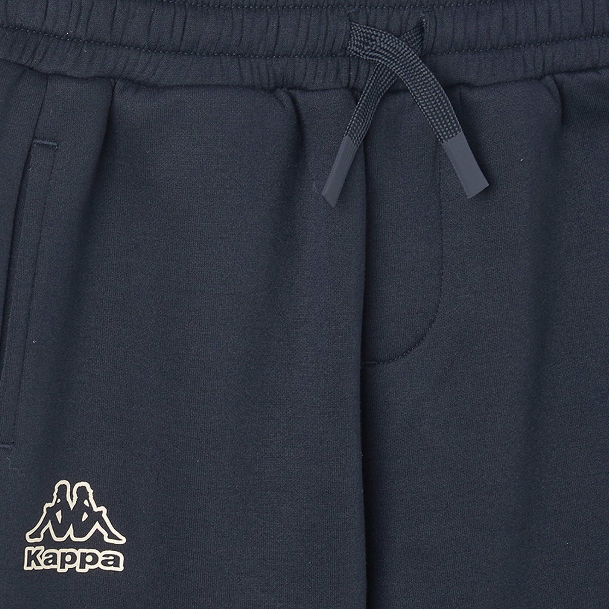 Kappa Crew Neck Long Sleeves Sweatshirt and Joggers Set with Colourblock Panel-boys-clothing-setsandcoords-image-6