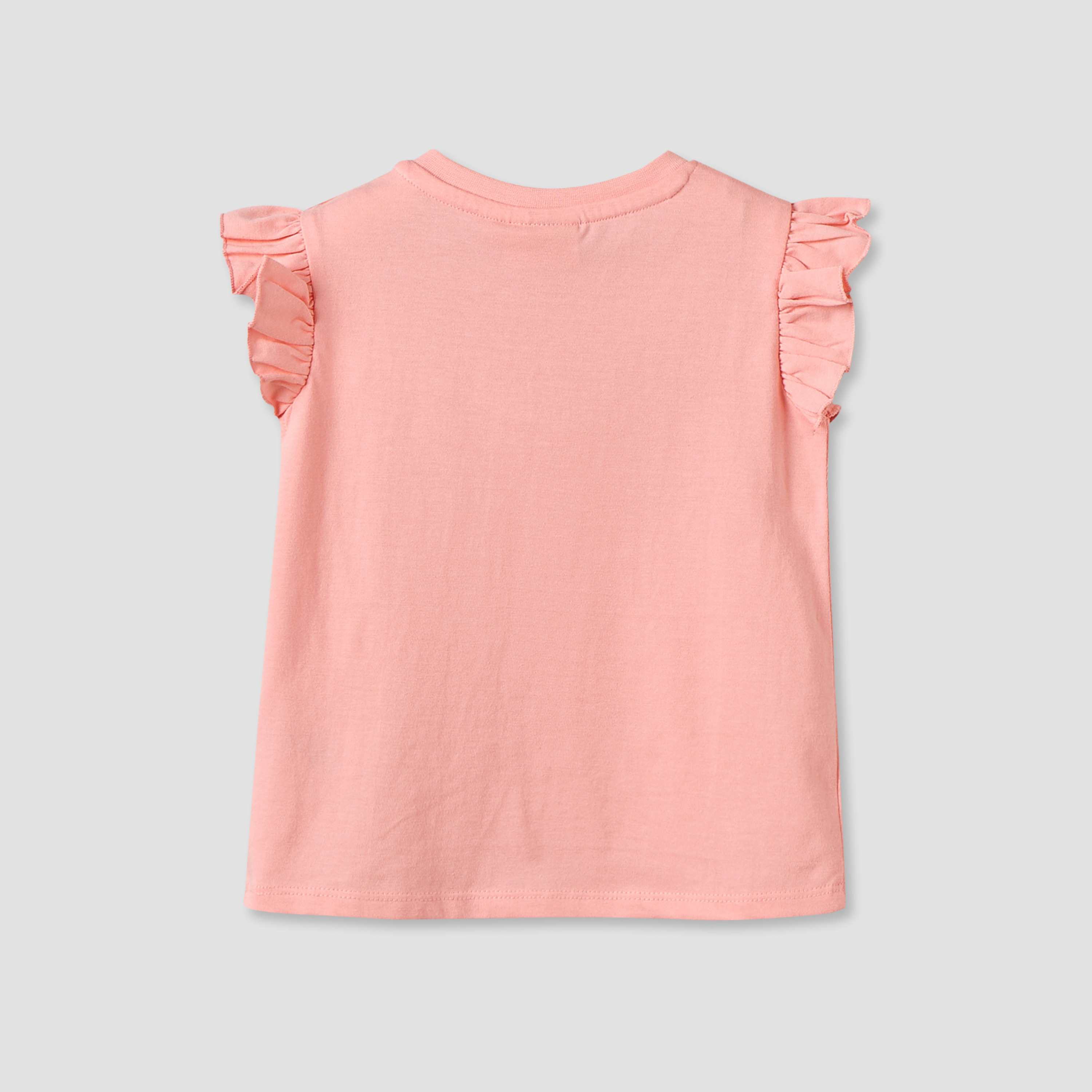 تيشيرت دون أكمام بياقة ضيقة وطبعات قطة من جونيورز-baby-girls-clothing-tshirts-image-3