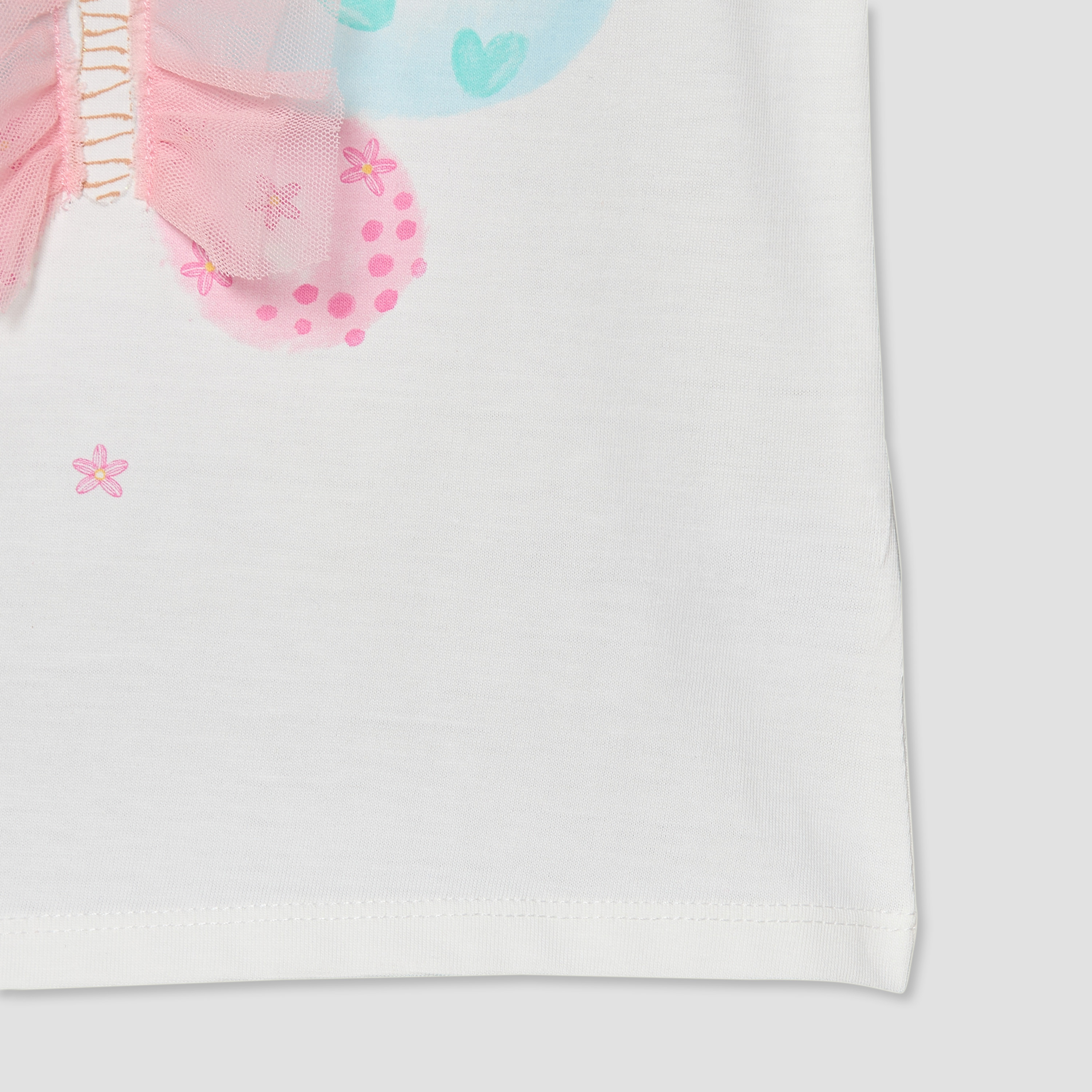 تيشيرت بياقة مستديرة وأكمام قصيرة وطبعات فراشة من جونيورز-baby-girls-clothing-tshirts-image-4