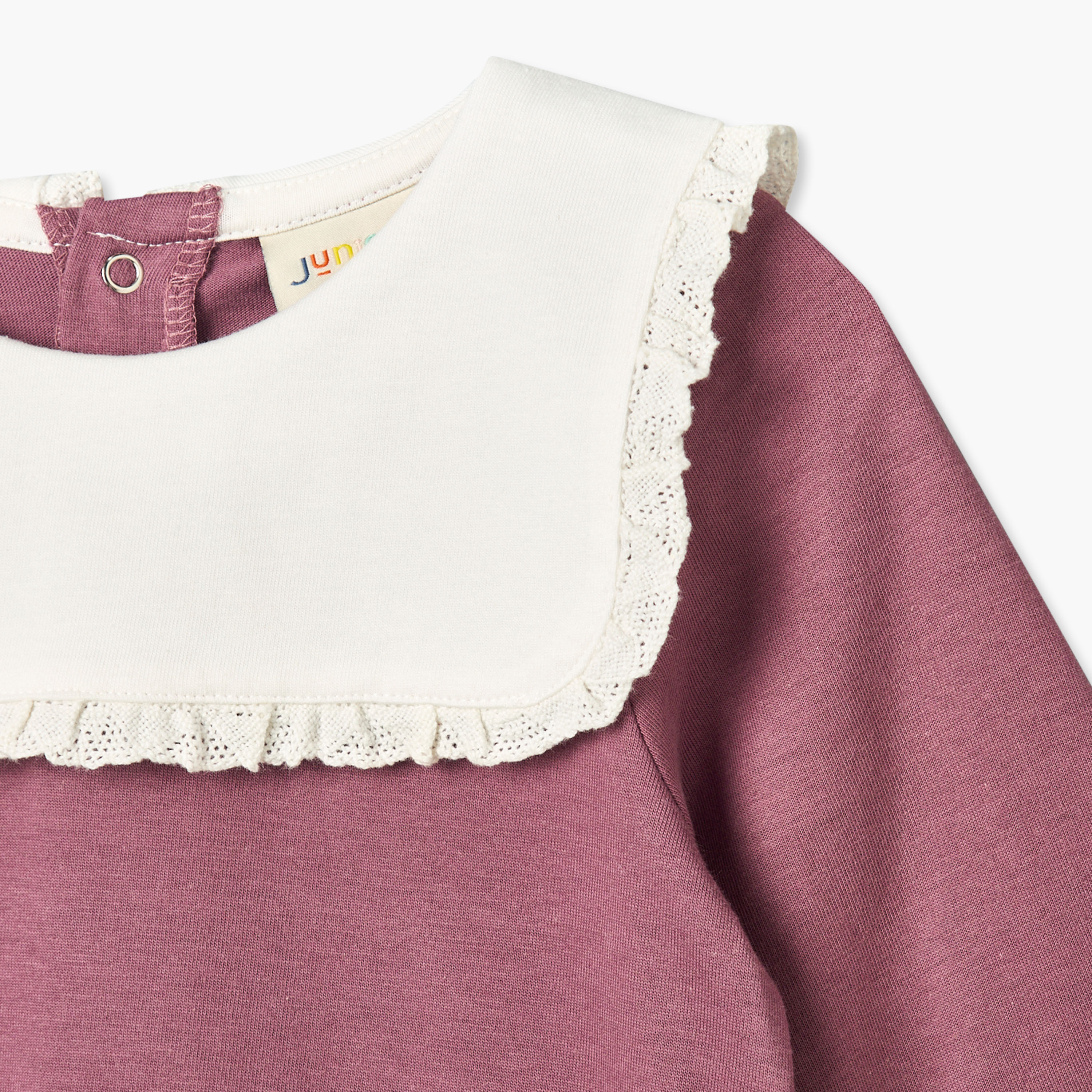 Pack of 2 Juniors Round Neck Long Sleeves Top with Floral Embroidery-baby-girls-clothing-tshirts-image-5