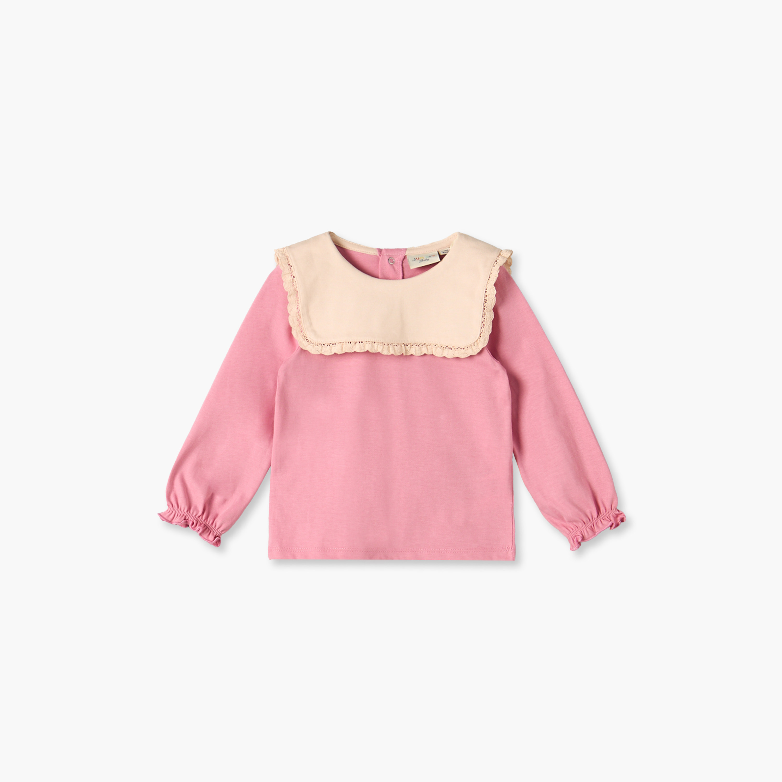 Pack of 2 Juniors Long Sleeves T-shirt with Teddy Bear Print-baby-girls-clothing-tshirts-image-5