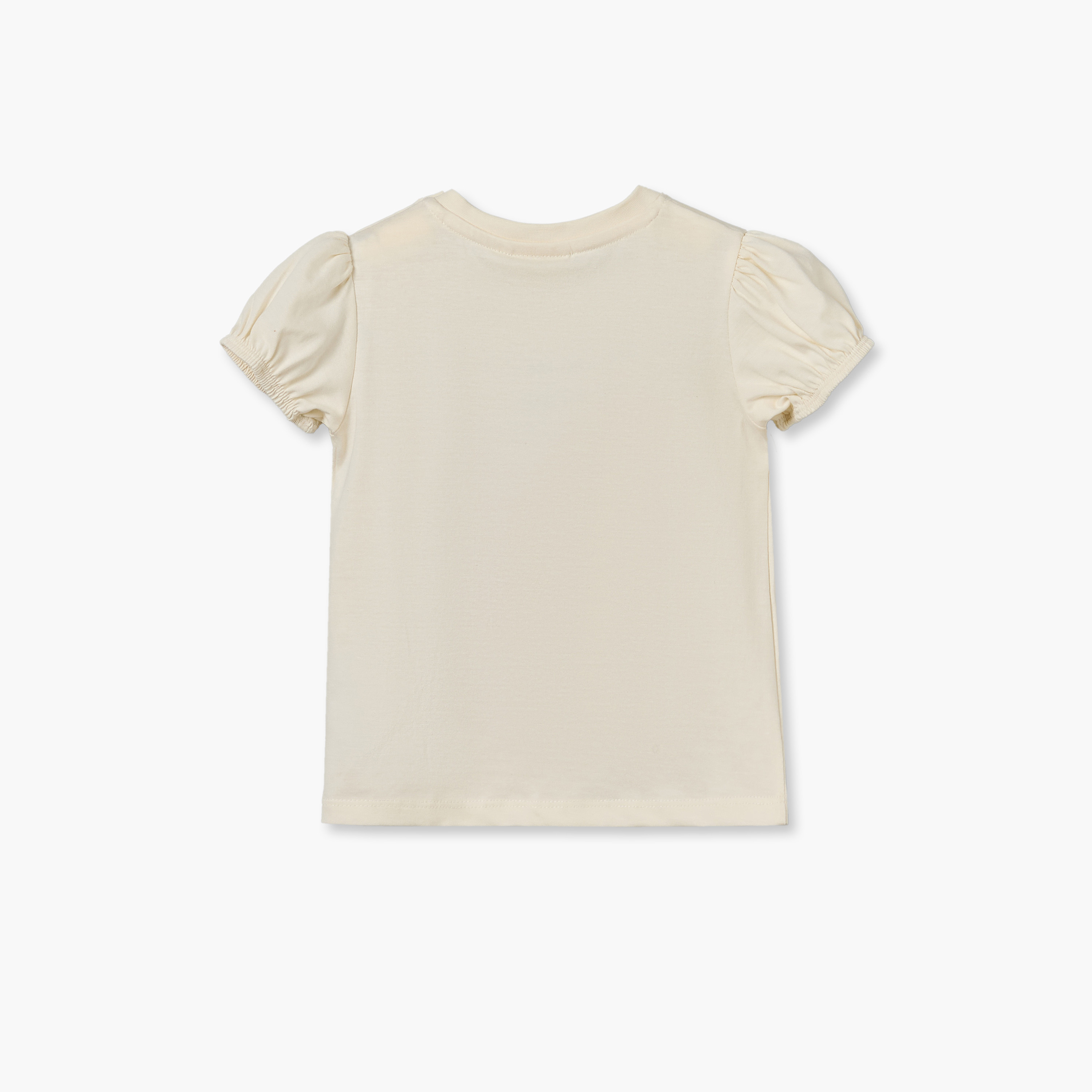 طقم تيشيرتات برقبة ضيقة وأكمام قصيرة وطبعات متنوعة من جونيورز - عبوة من 3 قطع-baby-girls-clothing-tshirts-image-5