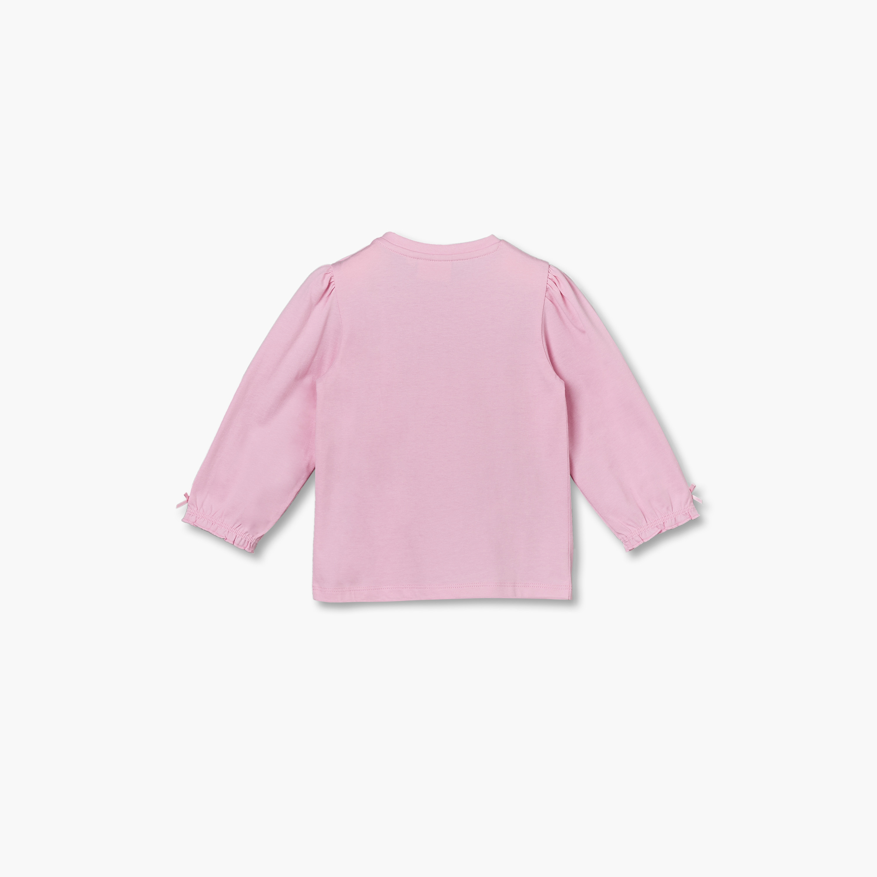 Juniors Round Neck Long Sleeves Top with Graphic Print-baby-girls-clothing-blousesandshirts-image-3