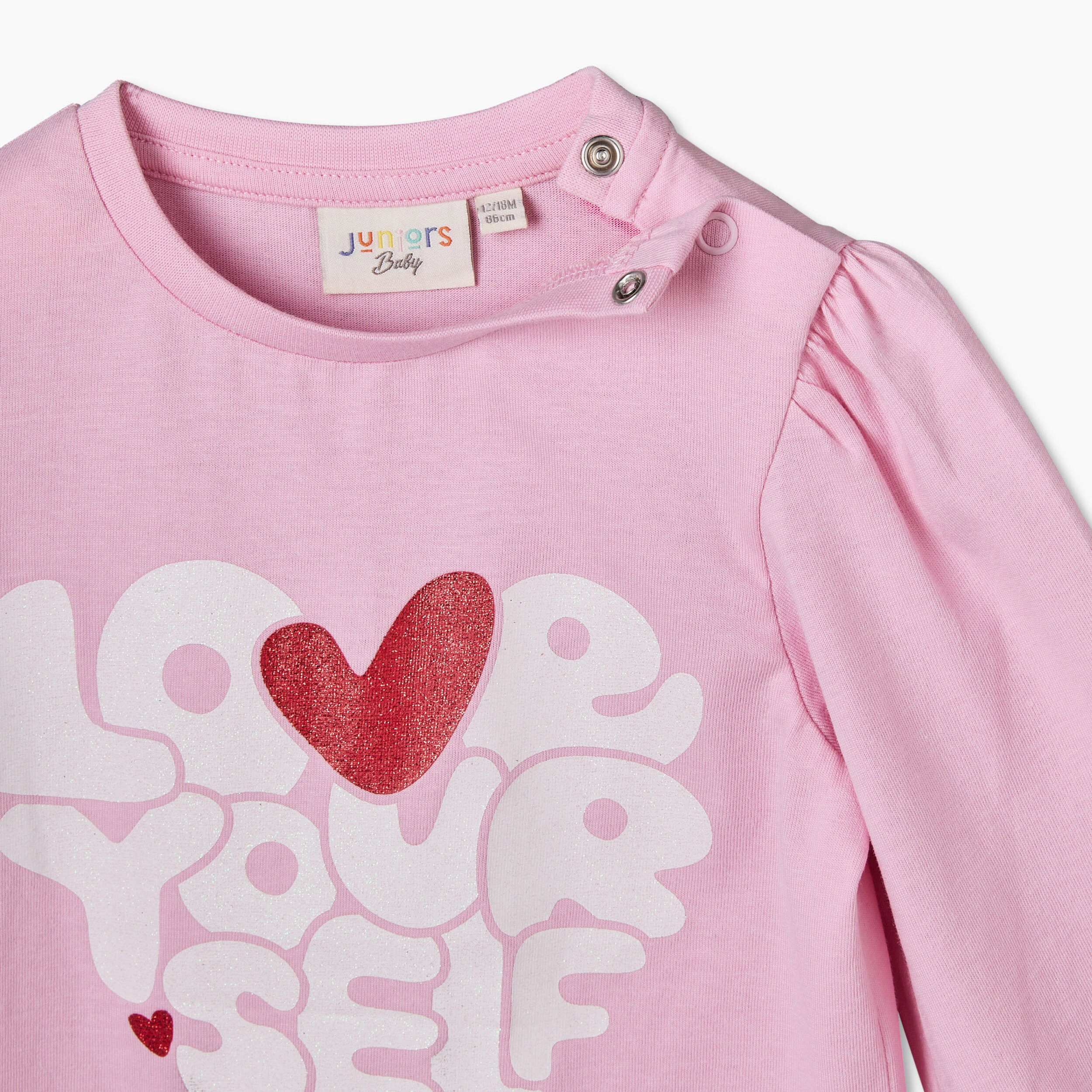 Juniors Round Neck Long Sleeves Top with Graphic Print-baby-girls-clothing-blousesandshirts-image-4