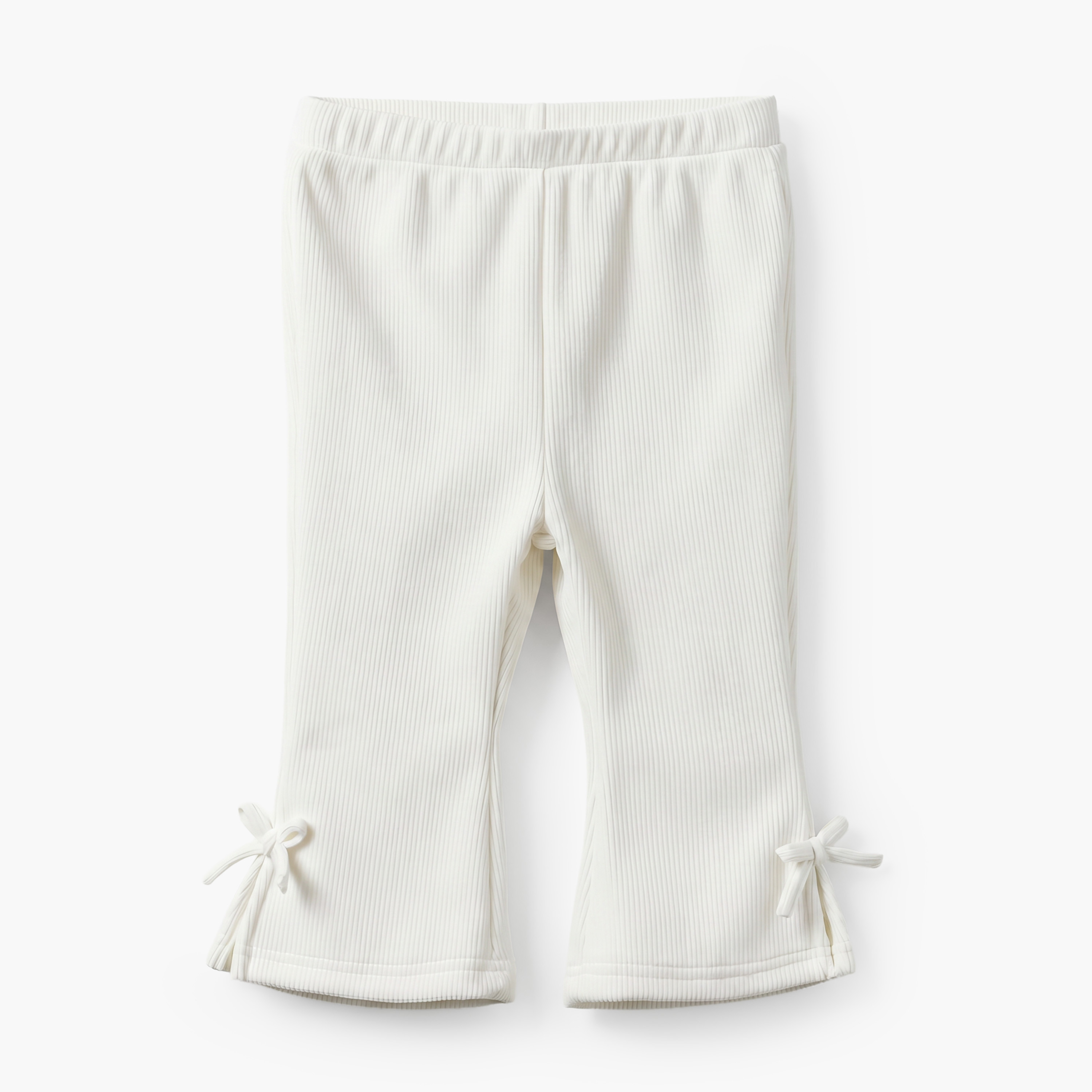 بنطلون بملمس مضلع وخصر مطاطي من جونيورز-baby-girls-clothing-bottoms-trousers-image-2