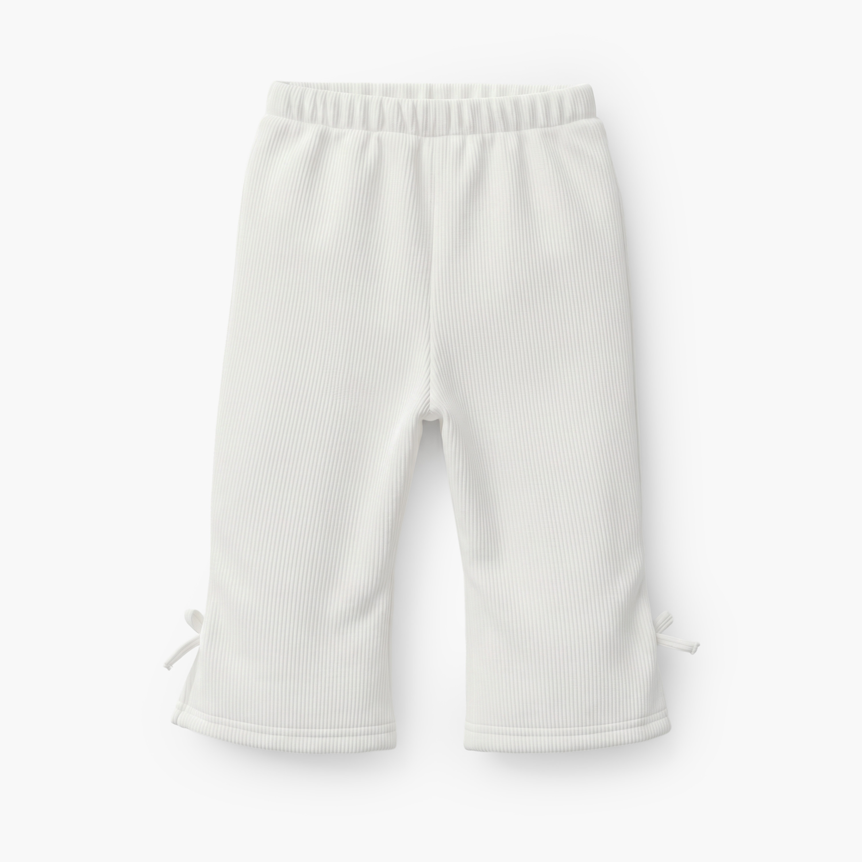 بنطلون بملمس مضلع وخصر مطاطي من جونيورز-baby-girls-clothing-bottoms-trousers-image-3