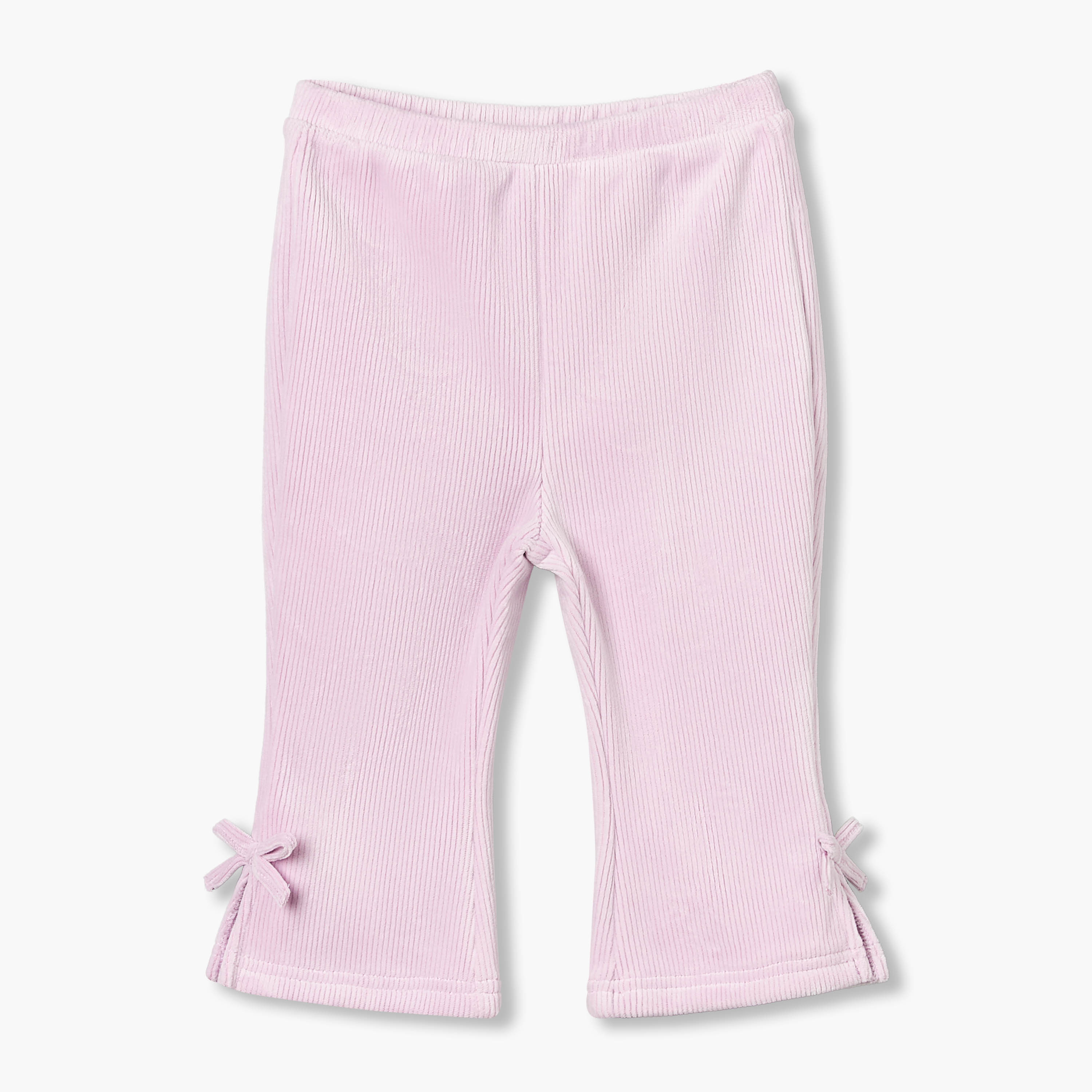 بنطلون بملمس مضلع وخصر مطاطي من جونيورز-baby-girls-clothing-bottoms-trousers-image-2