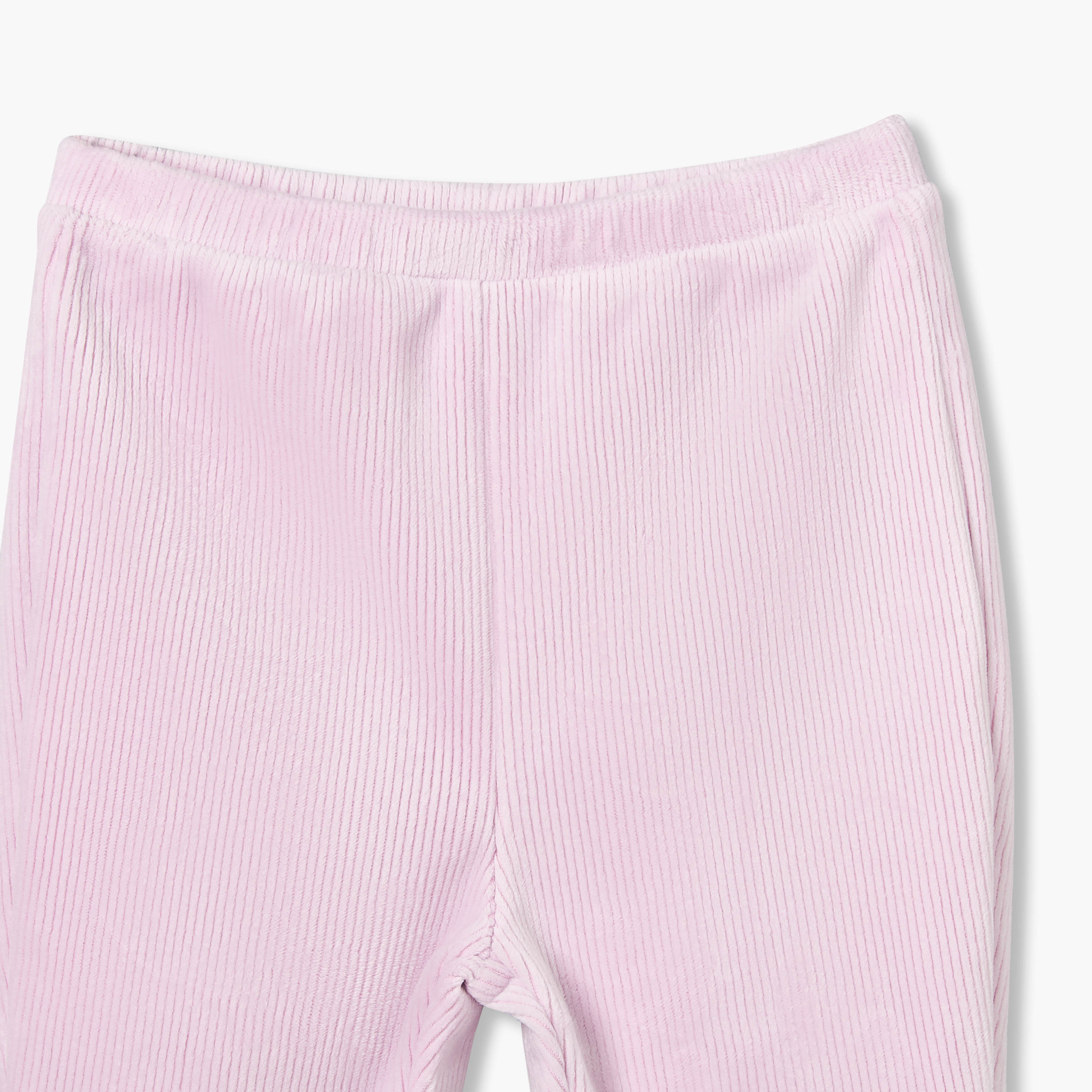 بنطلون بملمس مضلع وخصر مطاطي من جونيورز-baby-girls-clothing-bottoms-trousers-image-4