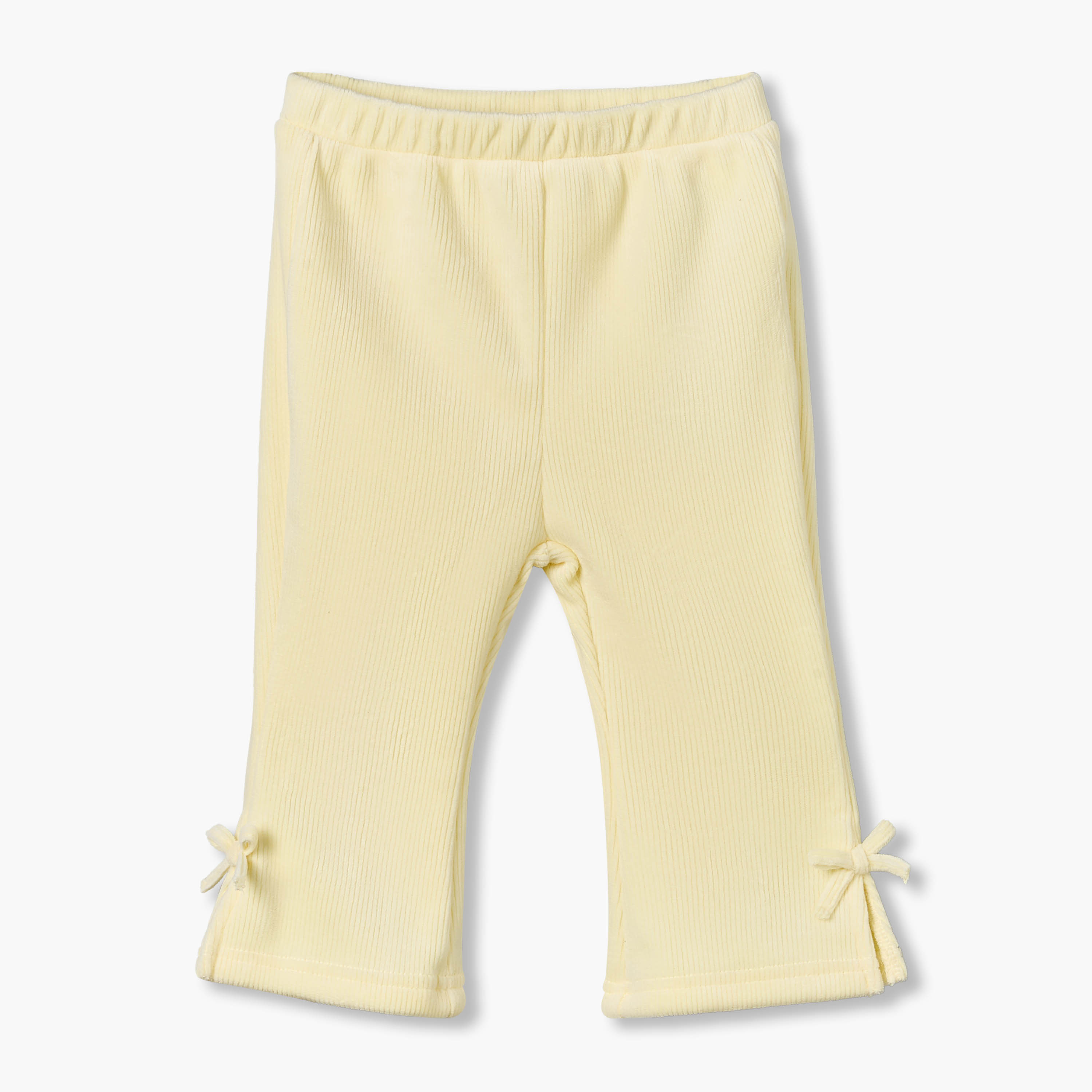 بنطلون بملمس مضلع وخصر مطاطي من جونيورز-baby-girls-clothing-bottoms-trousers-image-2