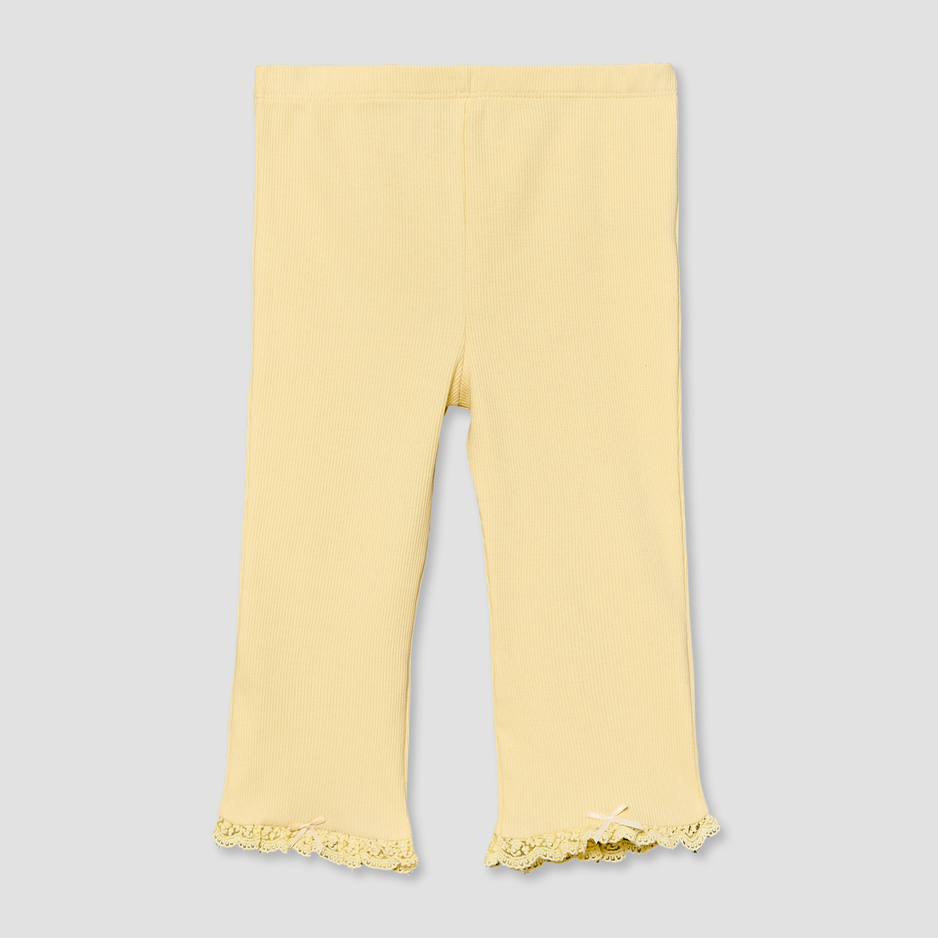 بنطلون ليقنز واسع بحواف دانتيل من جونيورز-baby-girls-clothing-bottoms-leggings-image-1