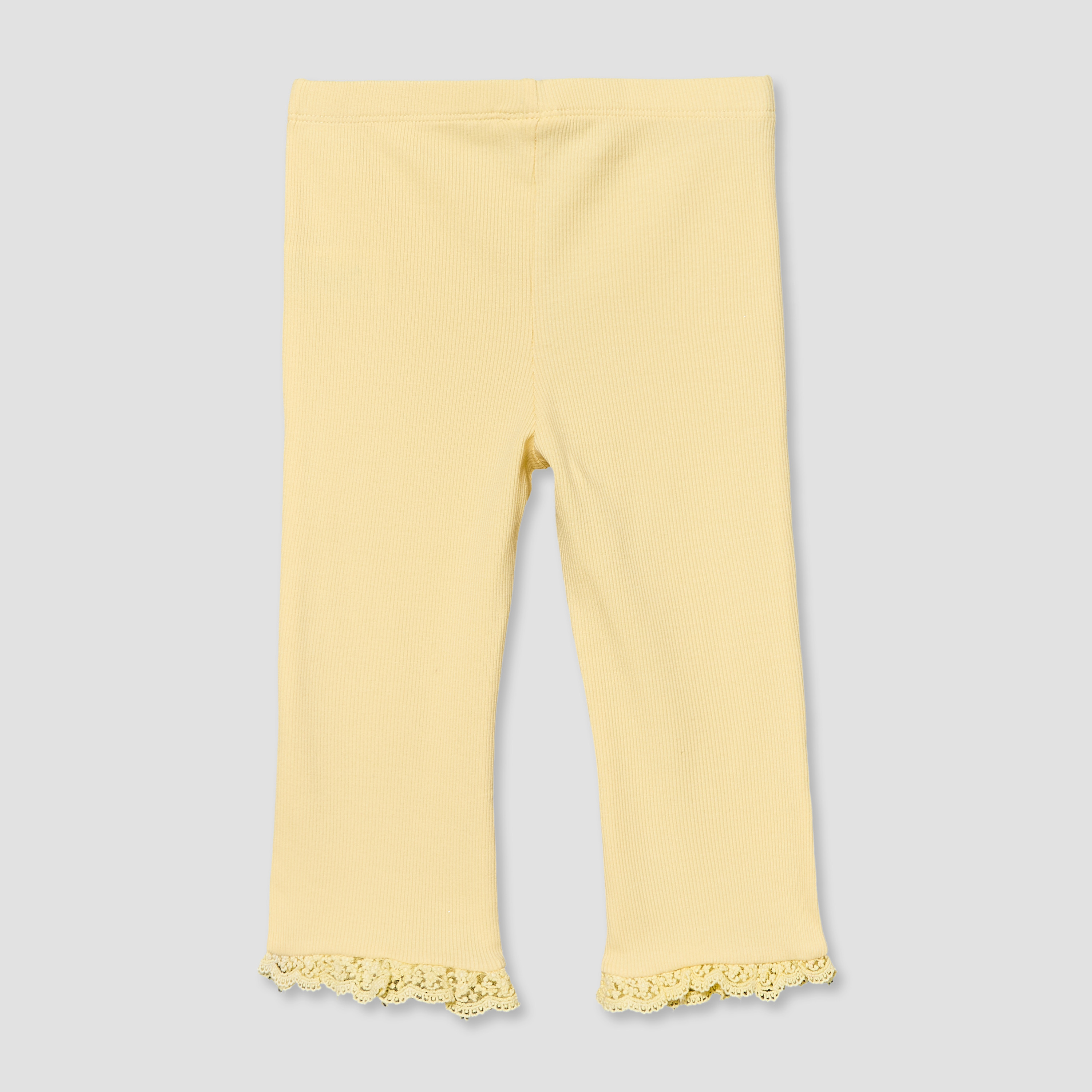 بنطلون ليقنز واسع بحواف دانتيل من جونيورز-baby-girls-clothing-bottoms-leggings-image-2