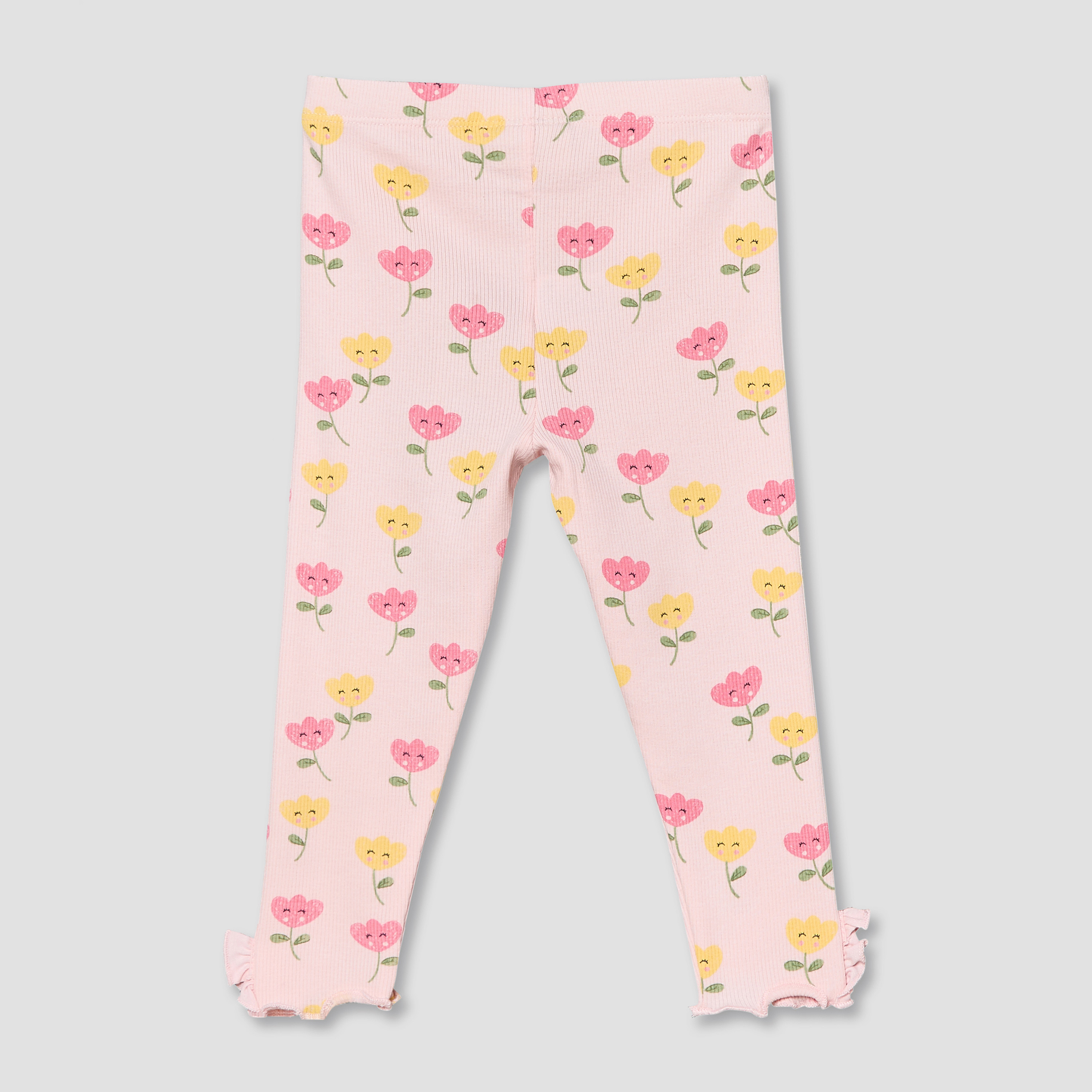 Juniors Leggings with Floral Print-baby-girls-clothing-bottoms-leggings-image-3