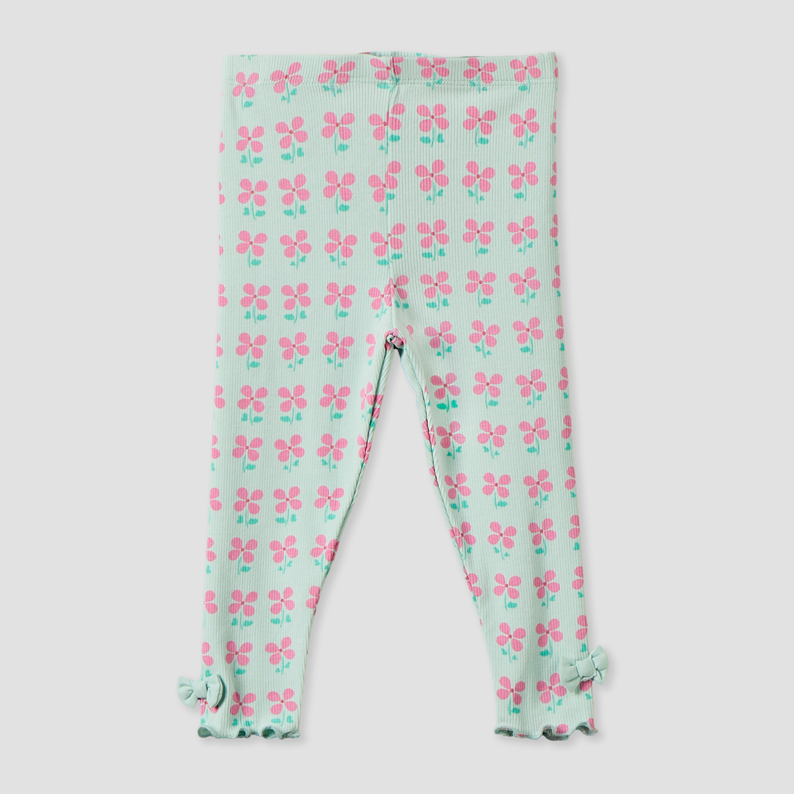 Pack of 2 Juniors Leggings with Lettuce Hem-baby-girls-clothing-bottoms-leggings-image-2