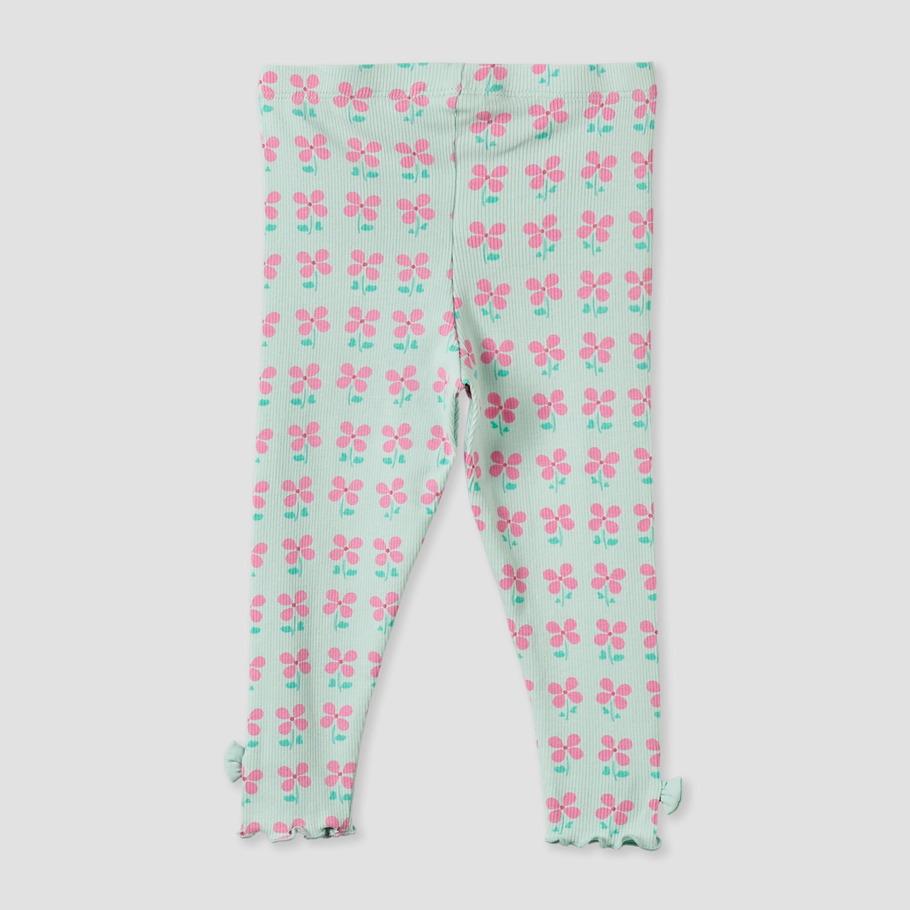 Pack of 2 Juniors Leggings with Lettuce Hem-baby-girls-clothing-bottoms-leggings-image-3