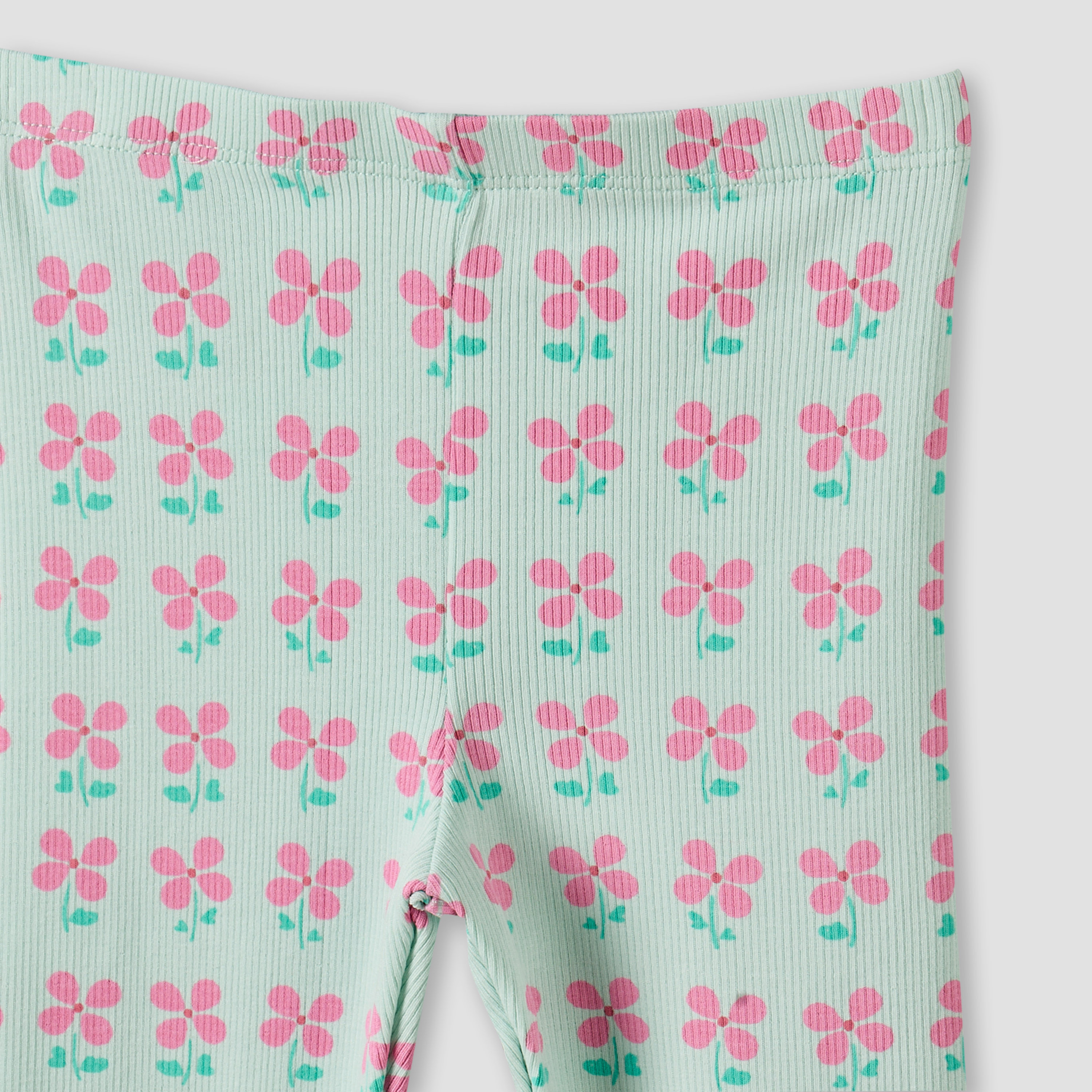 Pack of 2 Juniors Leggings with Lettuce Hem-baby-girls-clothing-bottoms-leggings-image-6