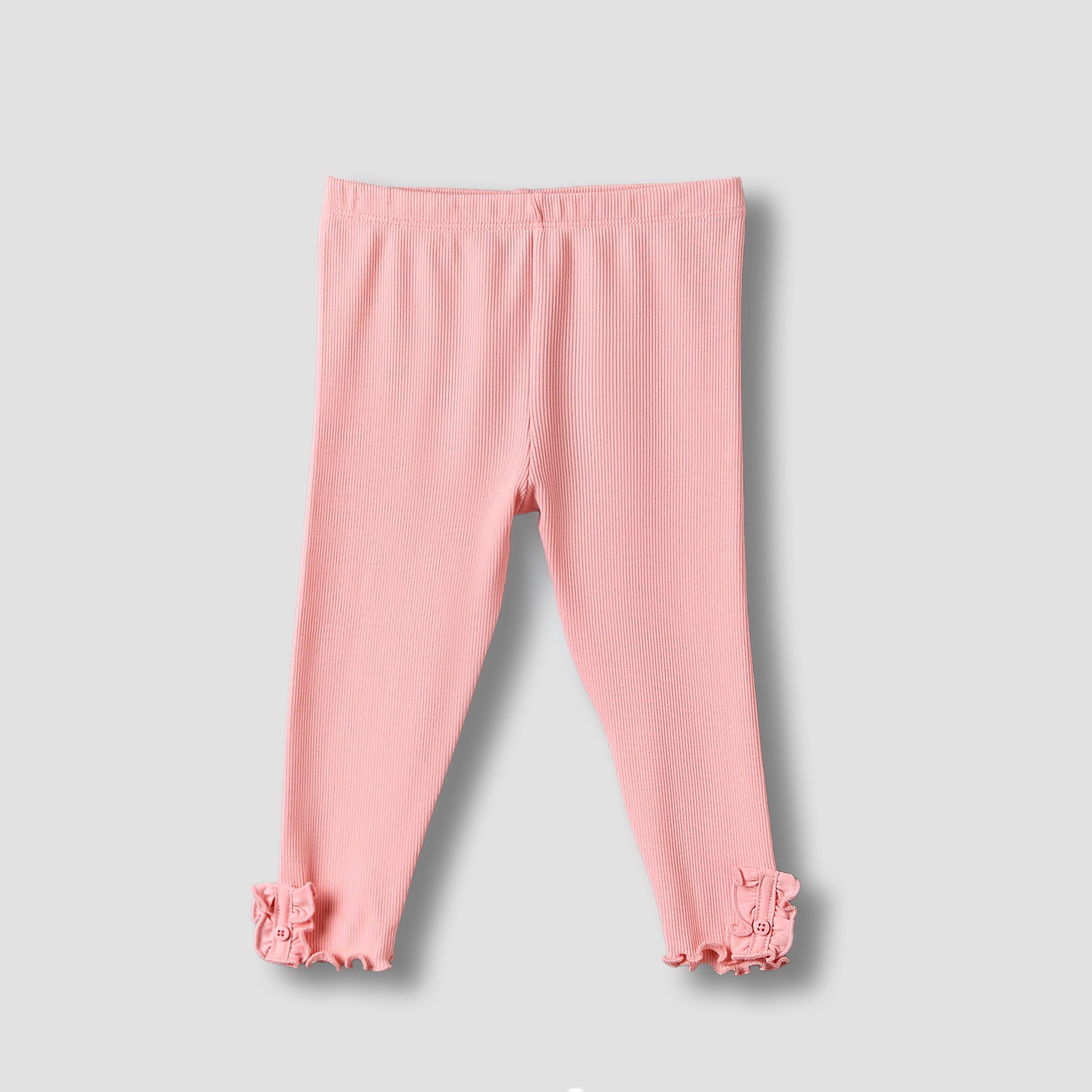 Juniors Leggings with Lettuce Hem-baby-girls-clothing-bottoms-leggings-image-1