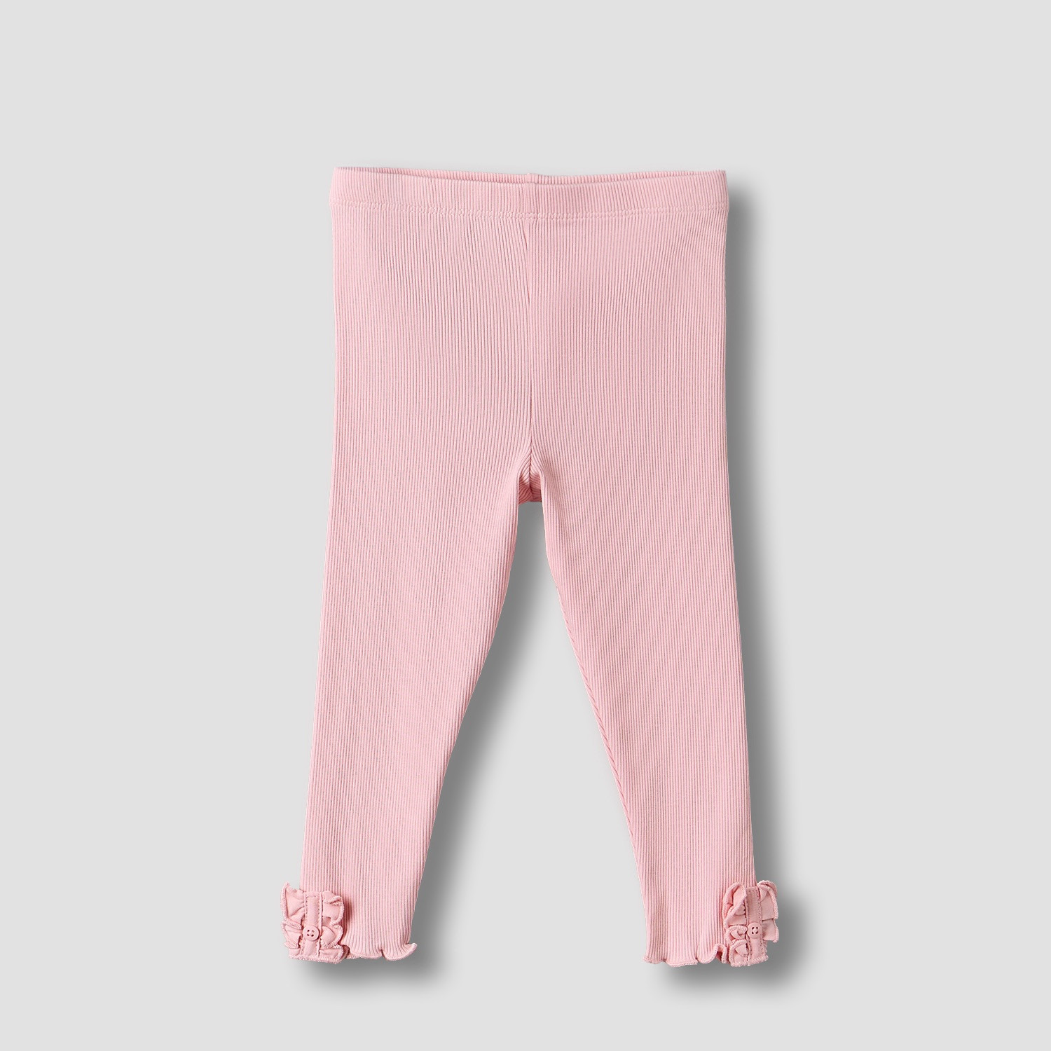 Juniors Leggings with Lettuce Hem-baby-girls-clothing-bottoms-leggings-image-2