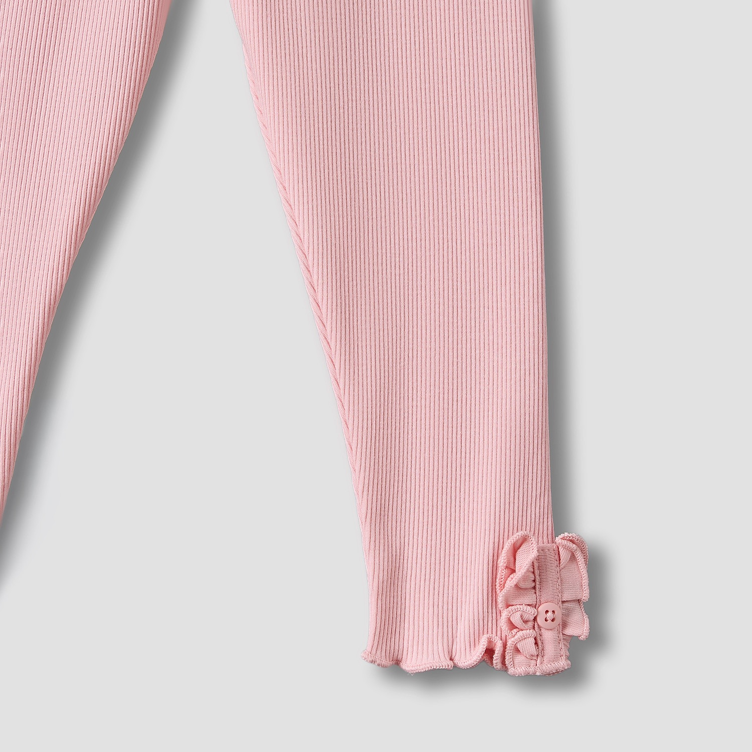 Juniors Leggings with Lettuce Hem-baby-girls-clothing-bottoms-leggings-image-4