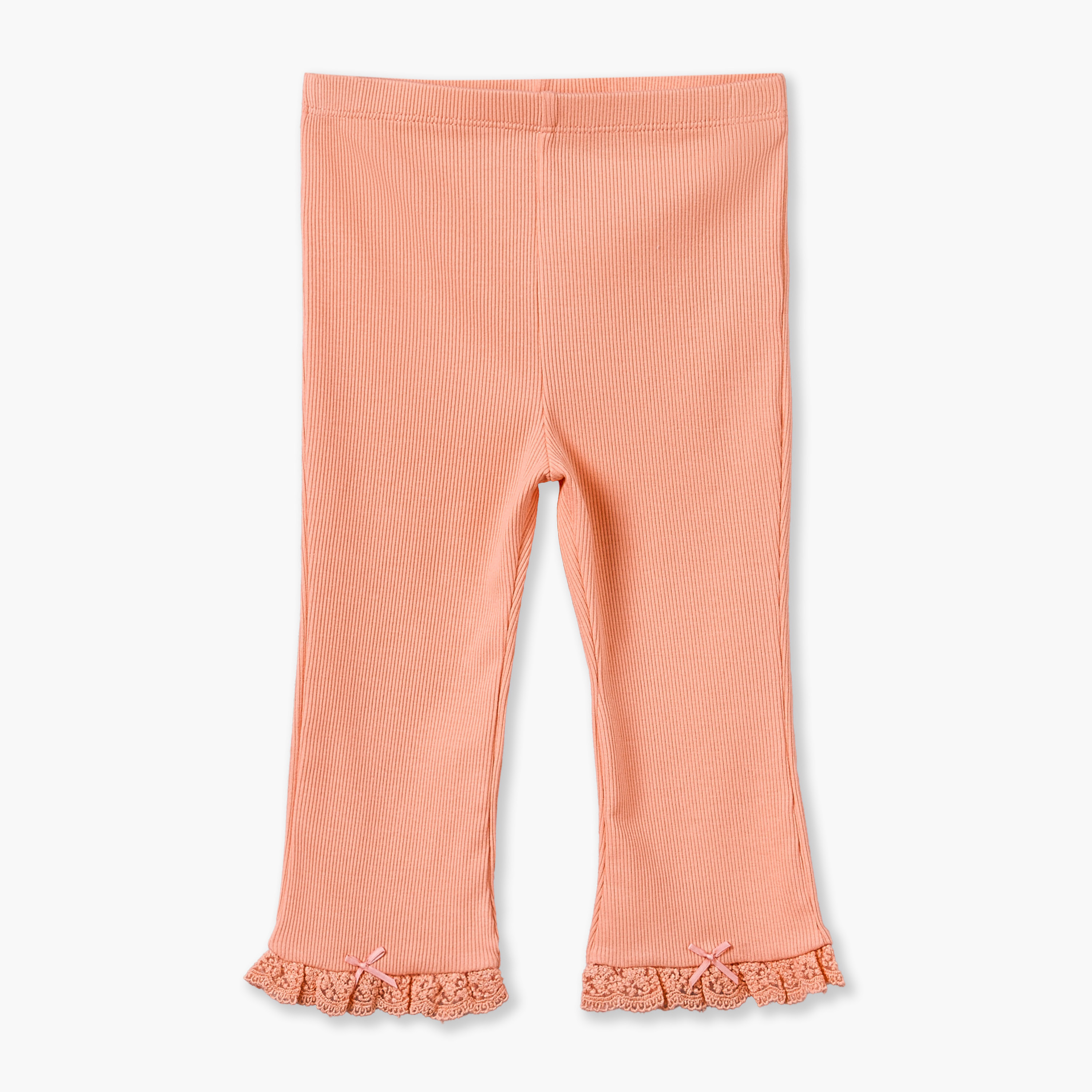 بنطلون ليجنز واسع بتفاصيل دانتيل من جونيورز-baby-girls-clothing-bottoms-leggings-image-1
