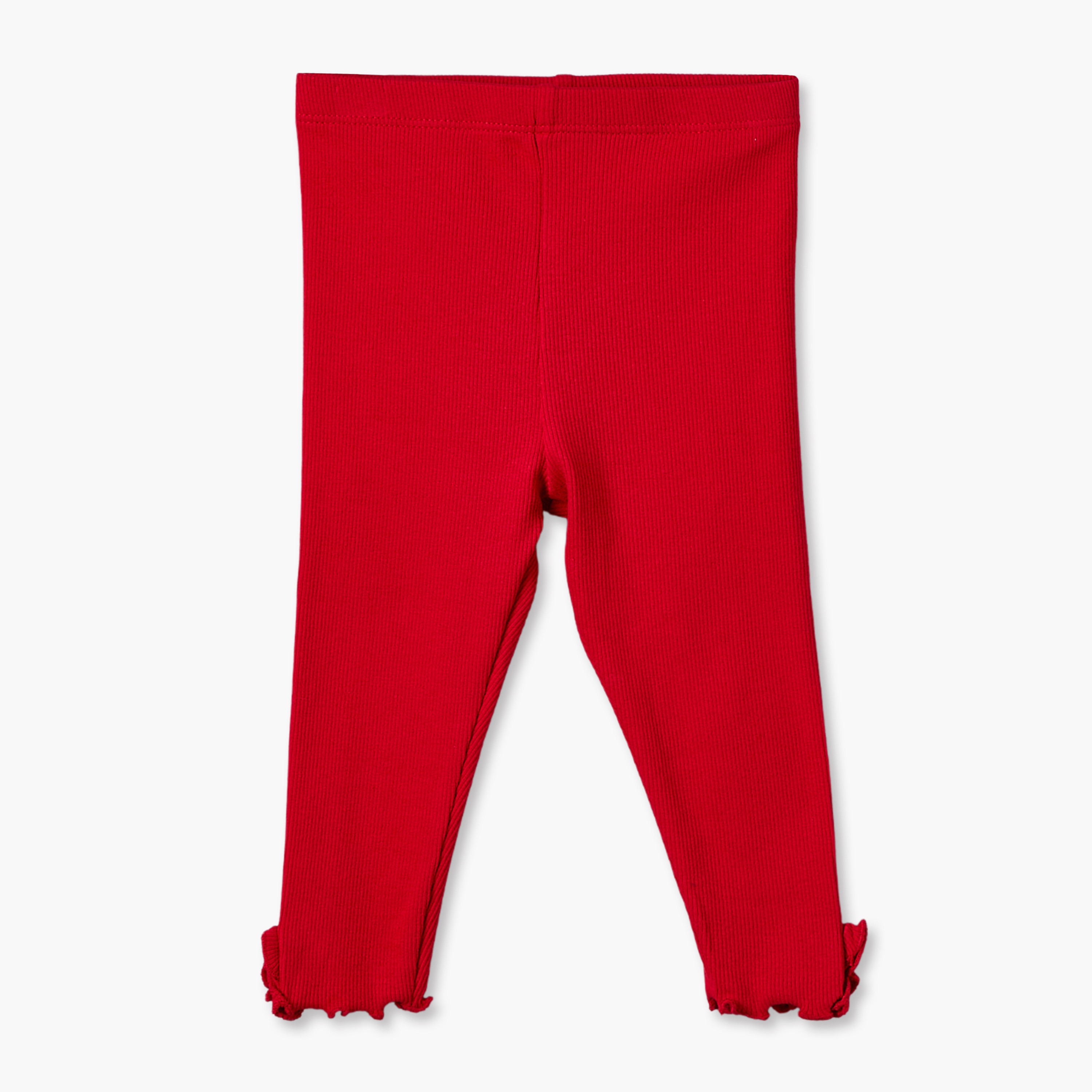Juniors Leggings with Lettuce Hem-baby-girls-clothing-bottoms-leggings-image-1