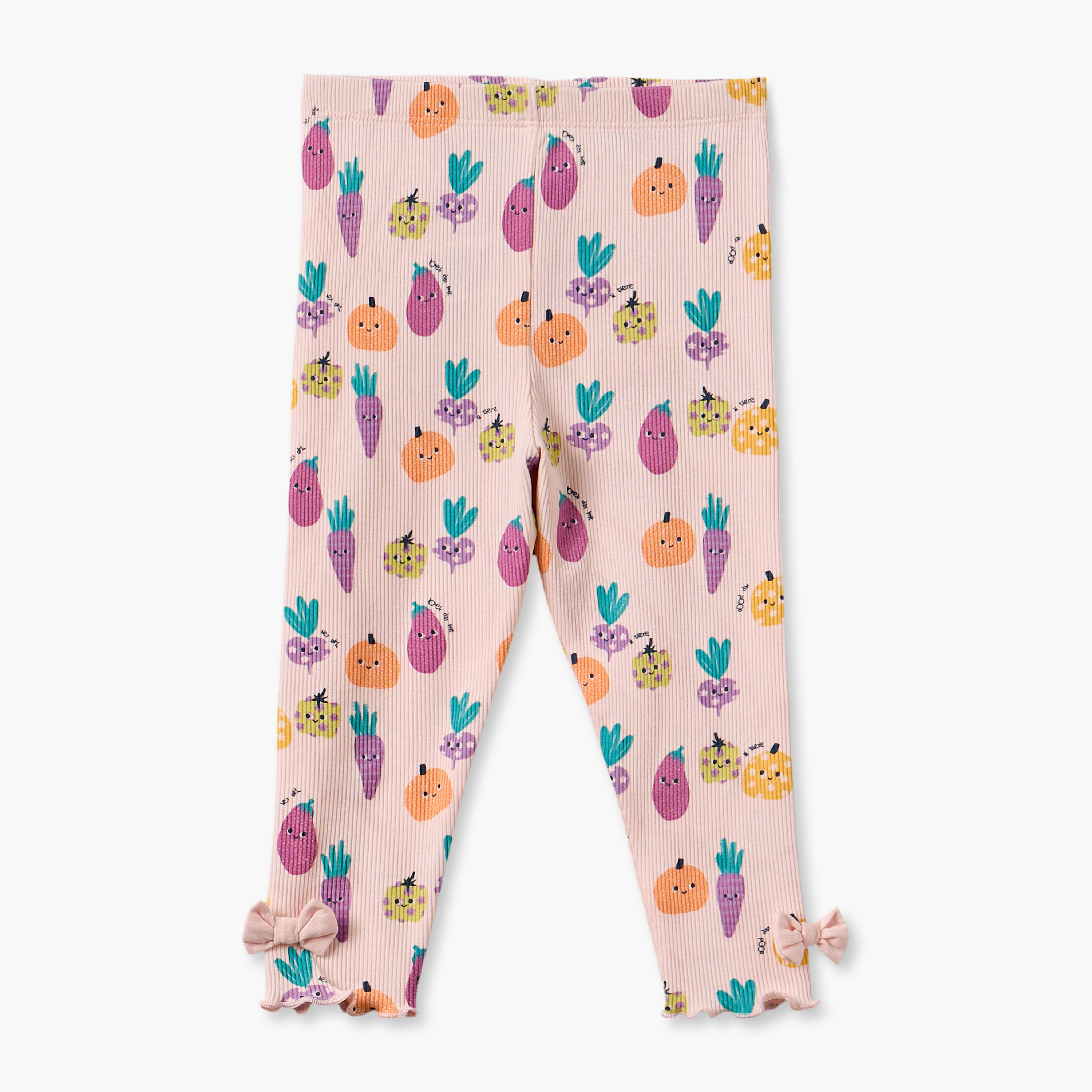 طقم بناطيل ليقنز مضلعة قطعتين من جونيورز-baby-girls-clothing-bottoms-leggings-image-2
