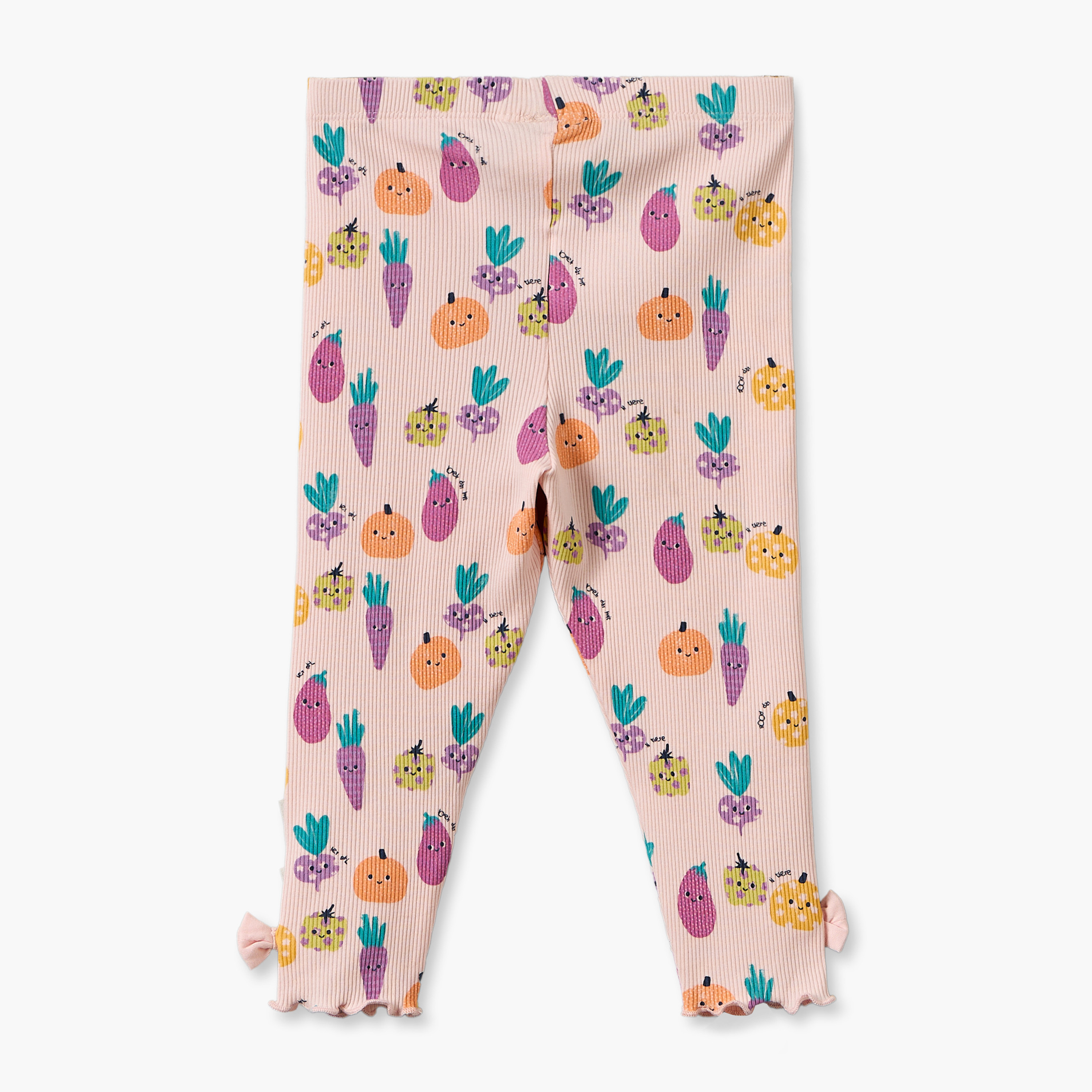 طقم بناطيل ليقنز مضلعة قطعتين من جونيورز-baby-girls-clothing-bottoms-leggings-image-3
