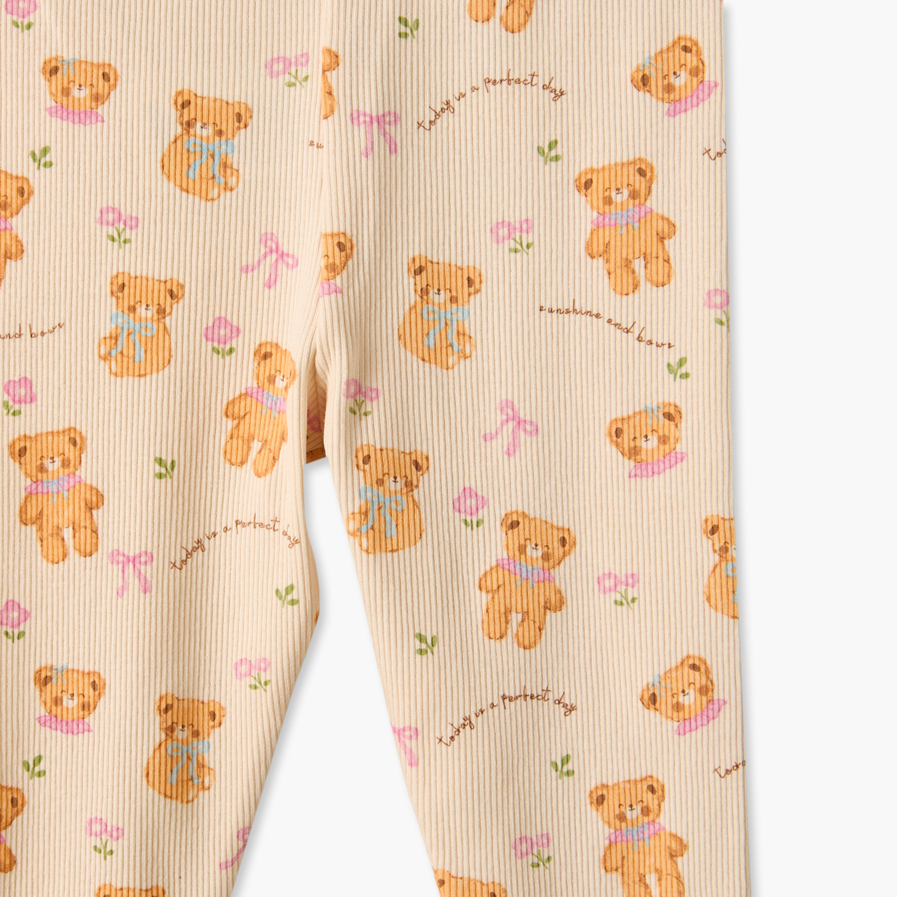 Pack of 2 Juniors Leggings with Lettuce Hem-baby-girls-clothing-bottoms-leggings-image-4